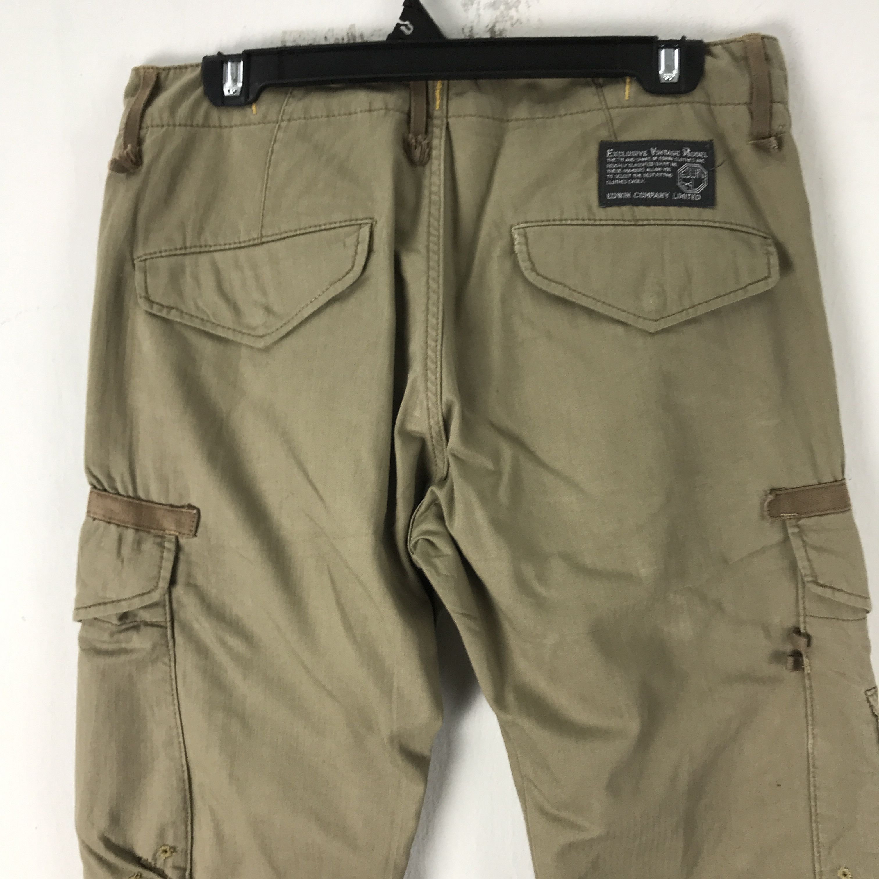 Edwin EDWIN VINTAGE Tactical Cargo Pants - 7 Pockets - Size 31 Size US 31 - 9 Thumbnail