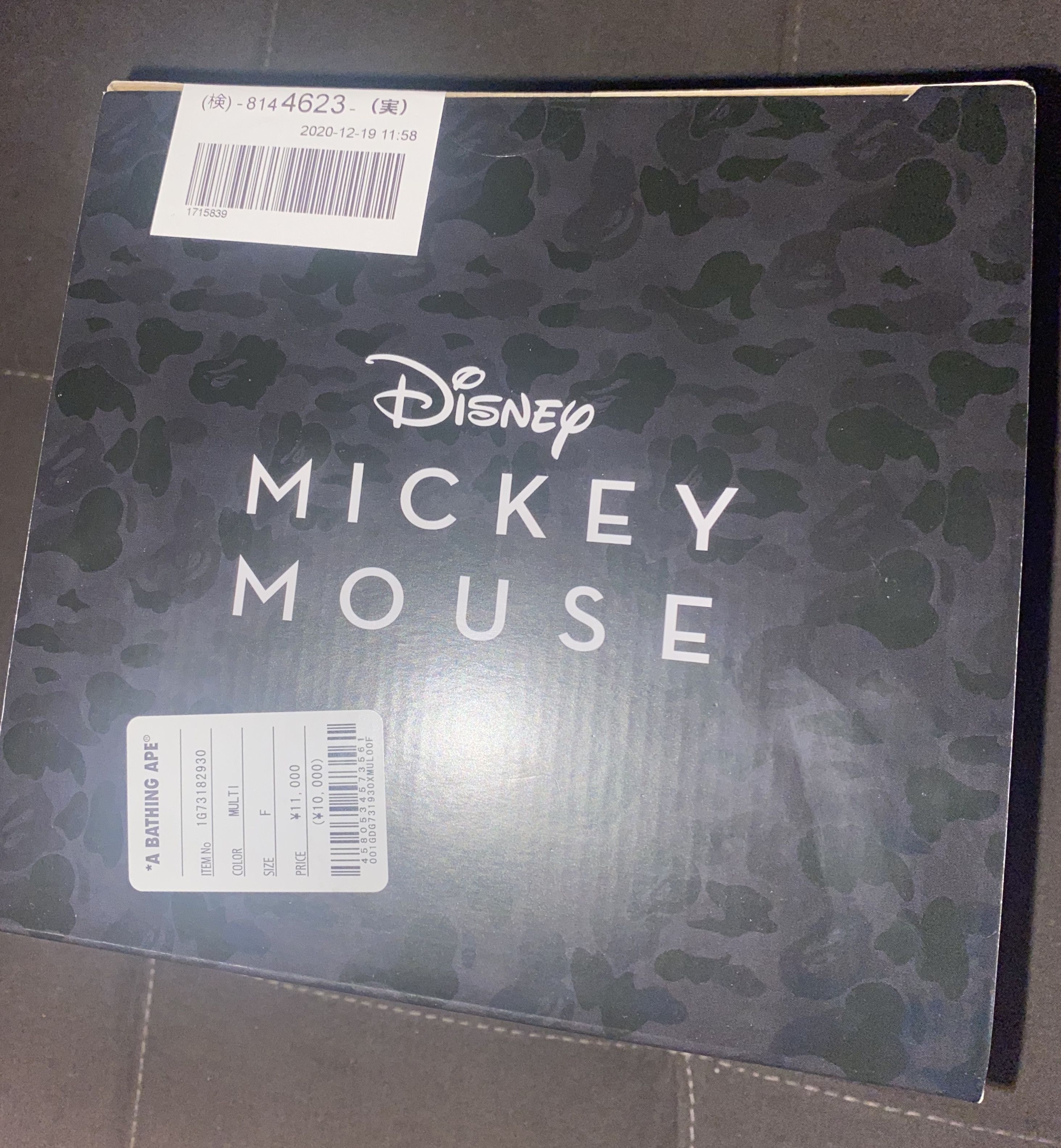 Bape × Medicom Toy VCD BAPE MICKEY MOUSE MEDICOM Vinyl Color Version Size ONE SIZE - 3 Thumbnail
