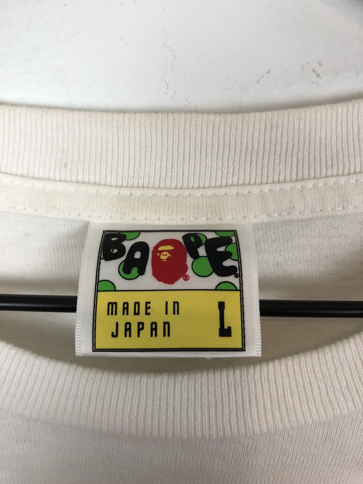 Bape 🔥FREE SHIPPING! Bape Logo Tee 100% Authentic Size US L / EU 52-54 / 3 - 5 Thumbnail