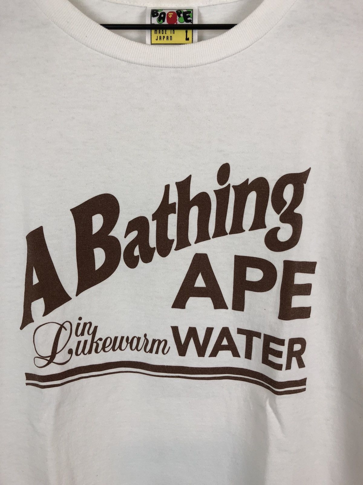 Bape 🔥FREE SHIPPING! Bape Logo Tee 100% Authentic Size US L / EU 52-54 / 3 - 3 Thumbnail