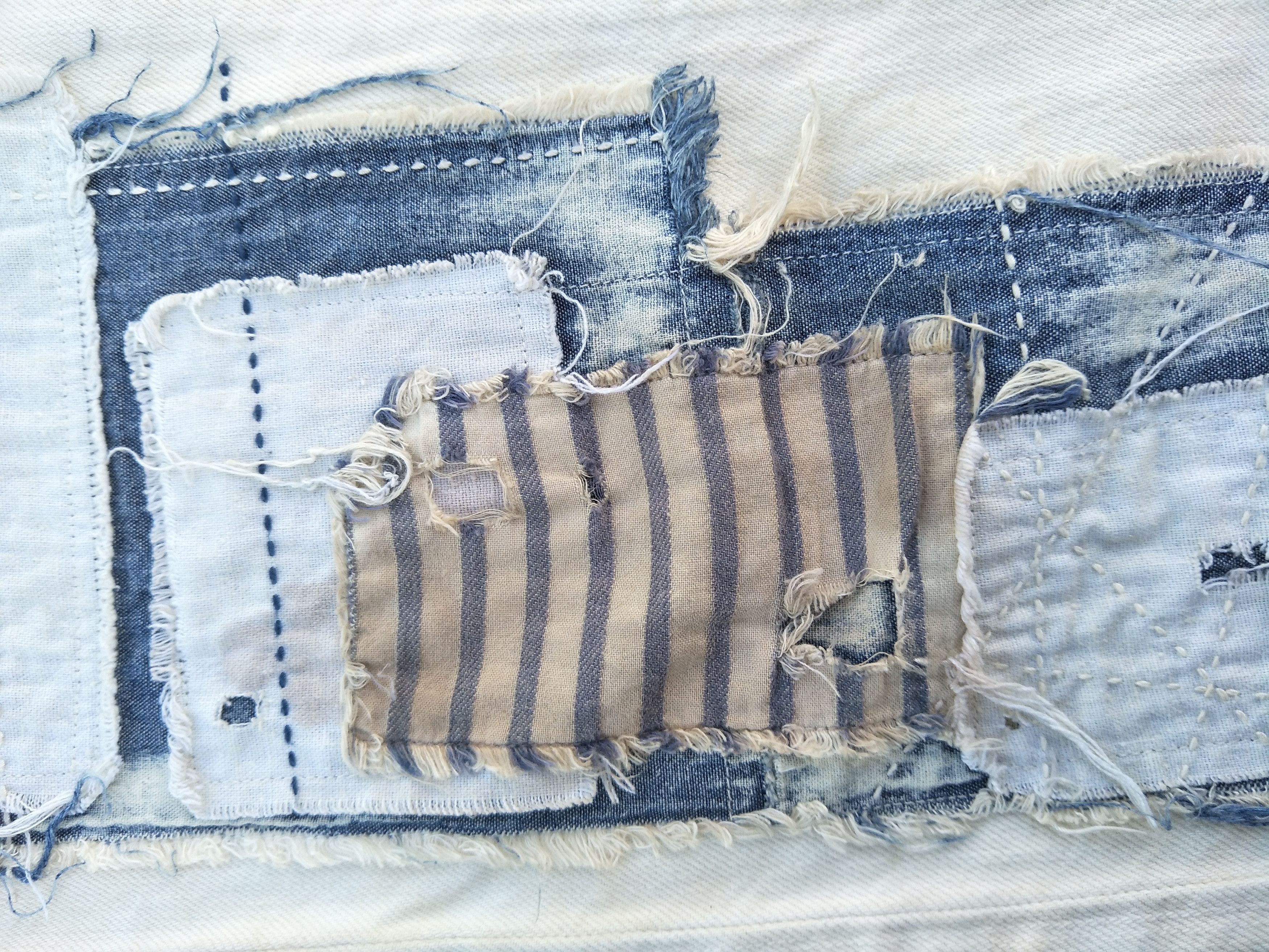 Denim & Supply Ralph Lauren Ralph Lauren Slim Fit Shashiko Boro Kapital Inspired Size US 29 - 6 Thumbnail