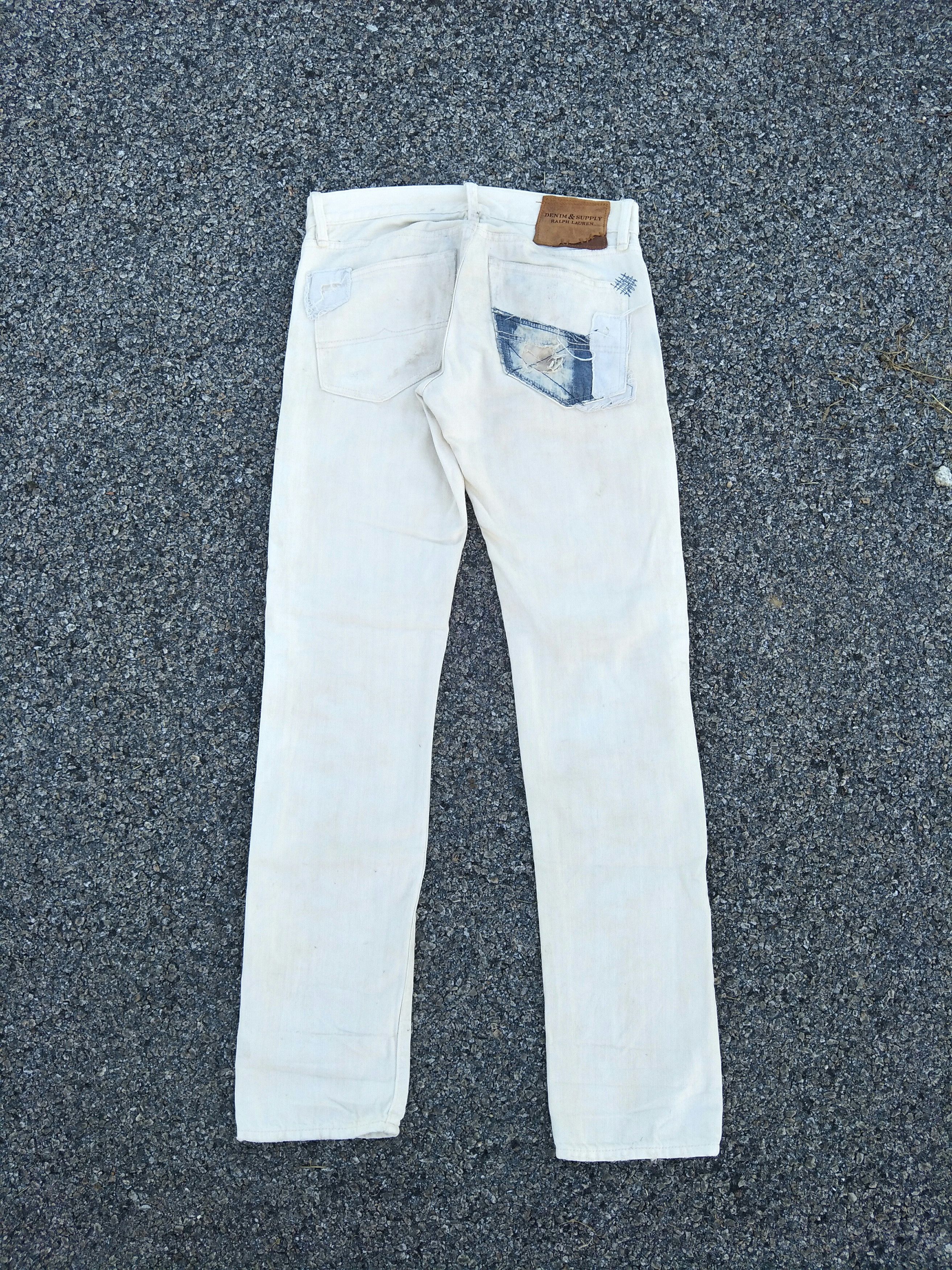 Denim & Supply Ralph Lauren Ralph Lauren Slim Fit Shashiko Boro Kapital Inspired Size US 29 - 16 Thumbnail