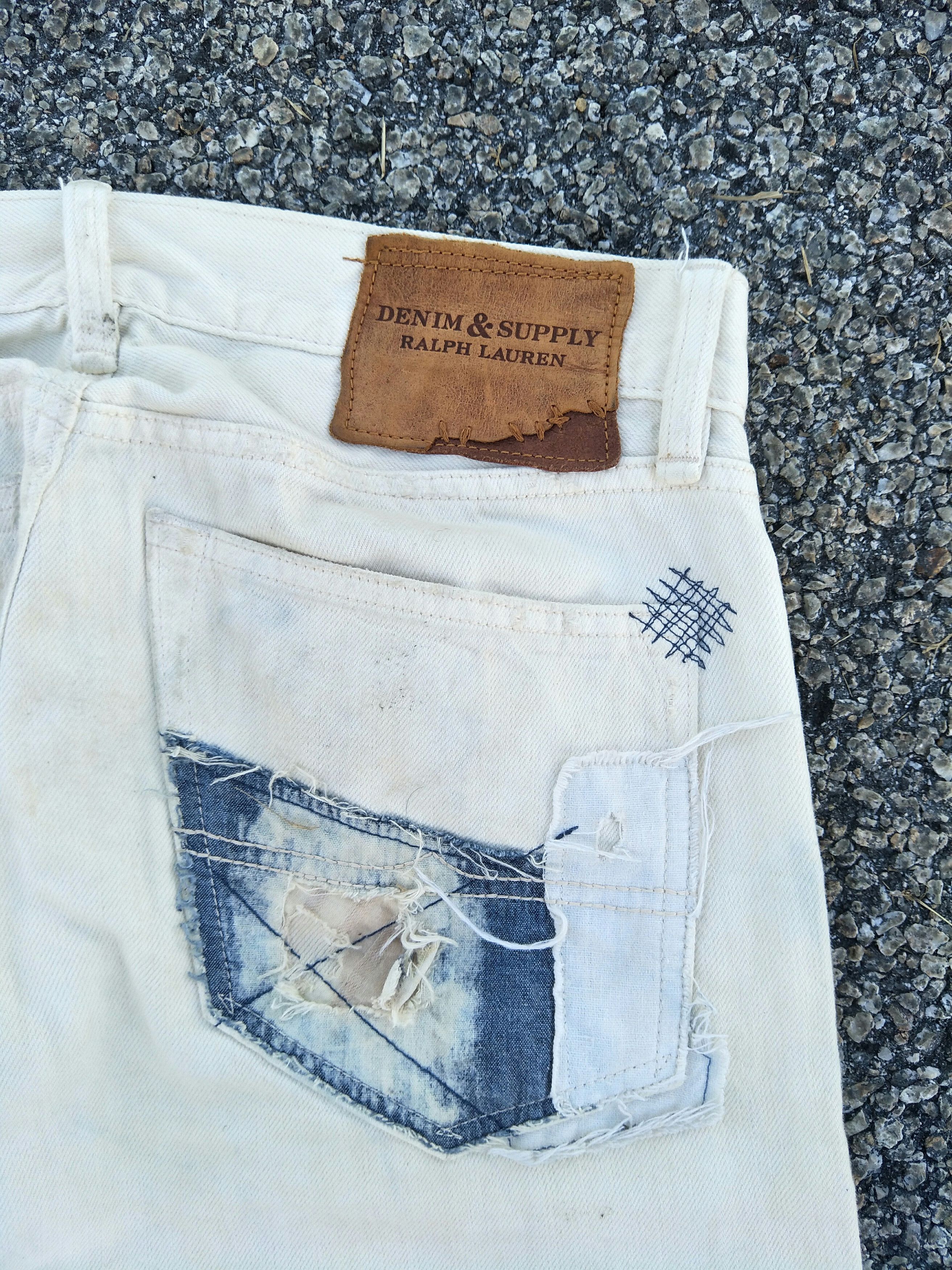 Denim & Supply Ralph Lauren Ralph Lauren Slim Fit Shashiko Boro Kapital Inspired Size US 29 - 14 Thumbnail
