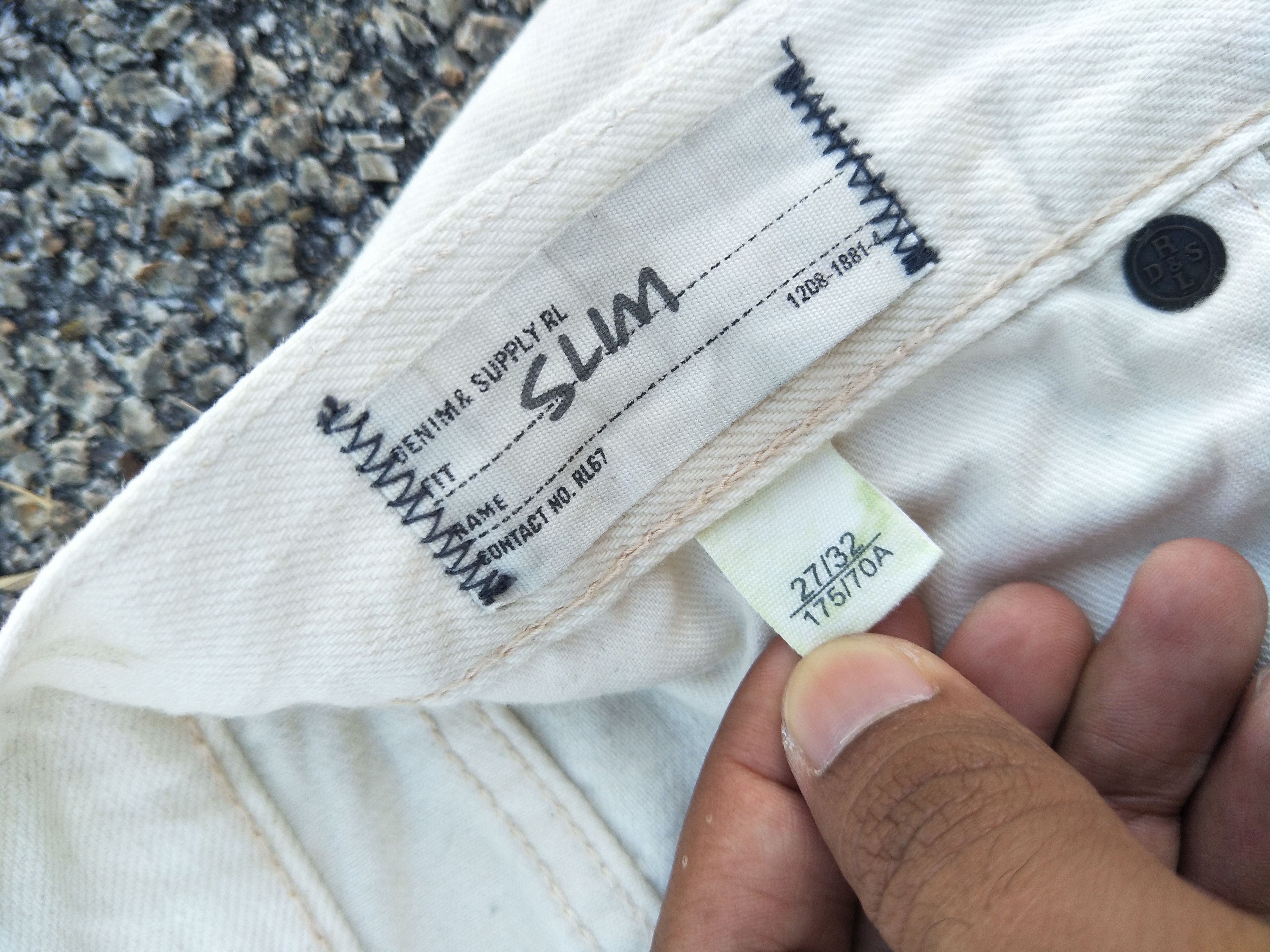 Denim & Supply Ralph Lauren Ralph Lauren Slim Fit Shashiko Boro Kapital Inspired Size US 29 - 9 Thumbnail