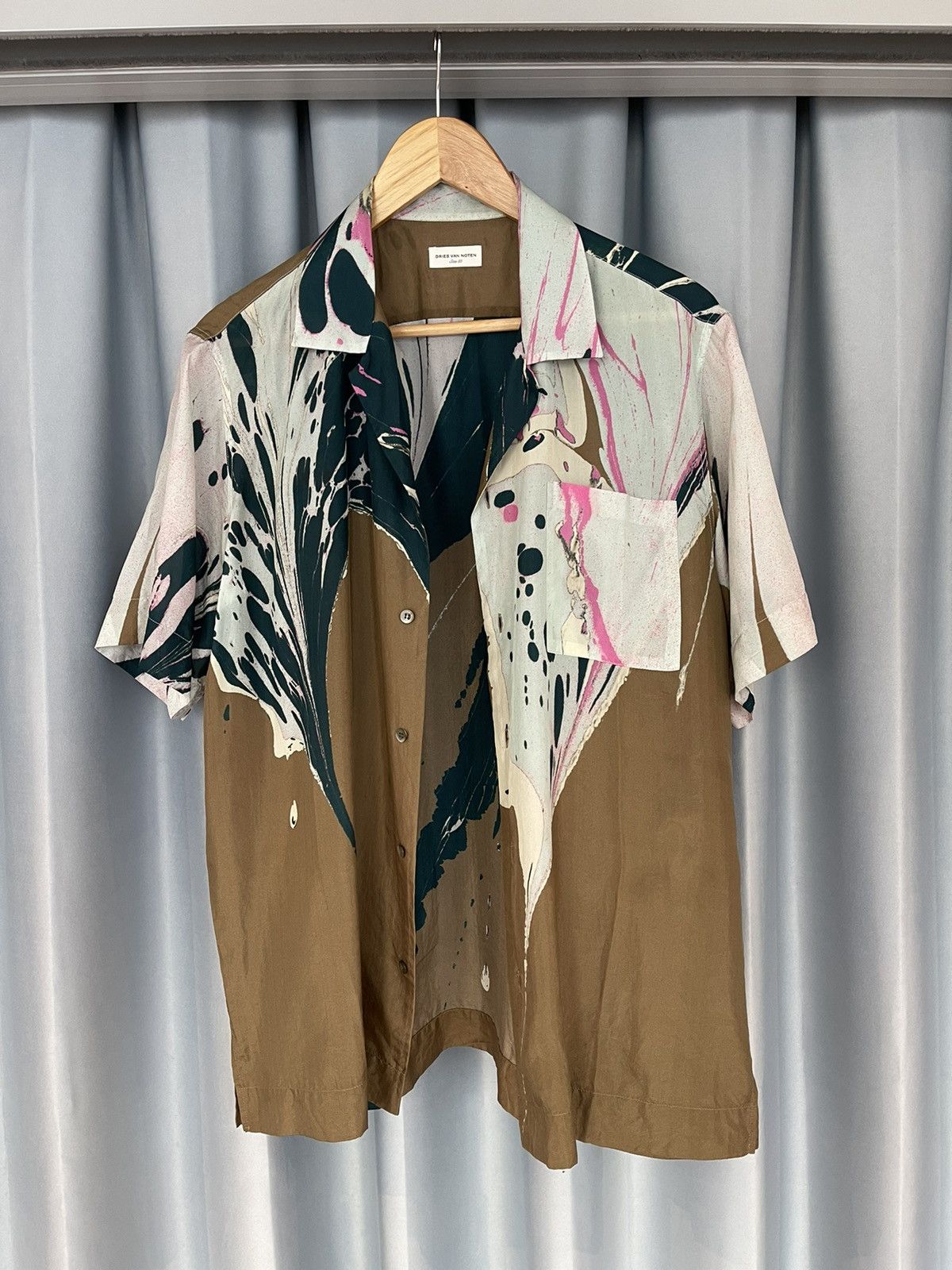 dries van noten ss19 marble shirt