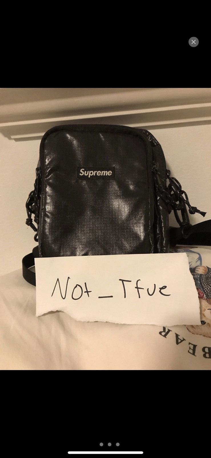 Supreme Shoulder Bag FW17 Black Accessories