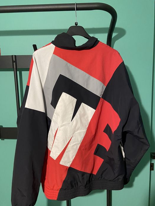 Big letter track online jacket supreme