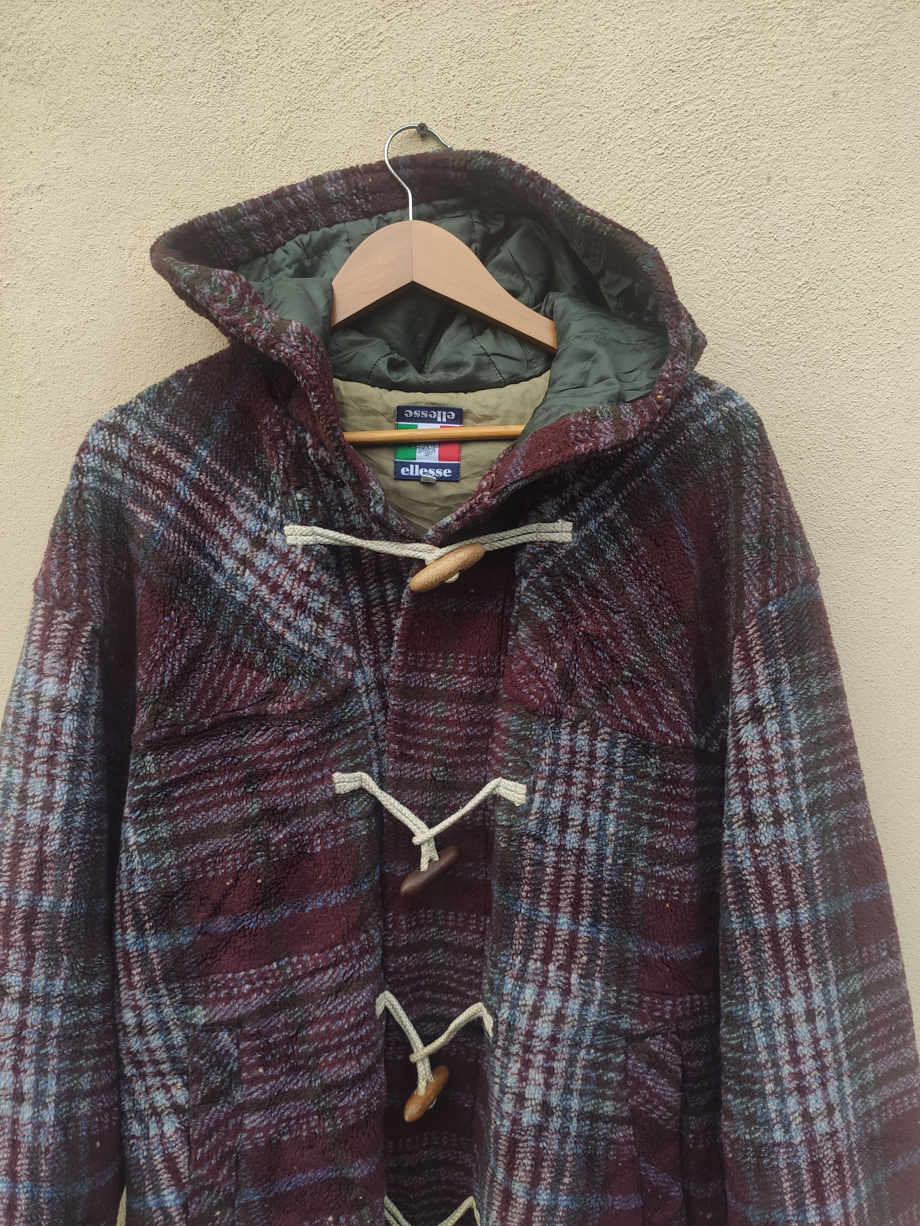 Ellesse Vintage Ellese Hoodies flannel jacket Size US L / EU 52-54 / 3 - 2 Thumbnail
