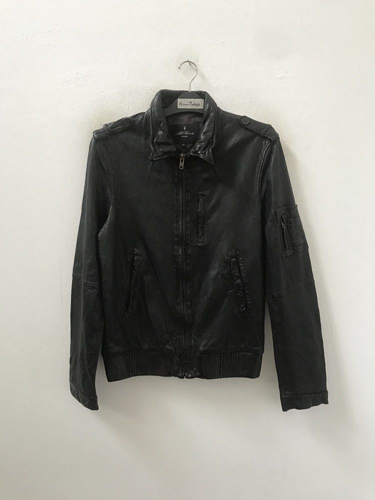 SS 08 Spitalfields Zip Snitch Leather Jacket