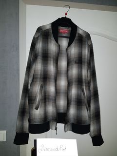 Supreme Plaid Bomber | Grailed