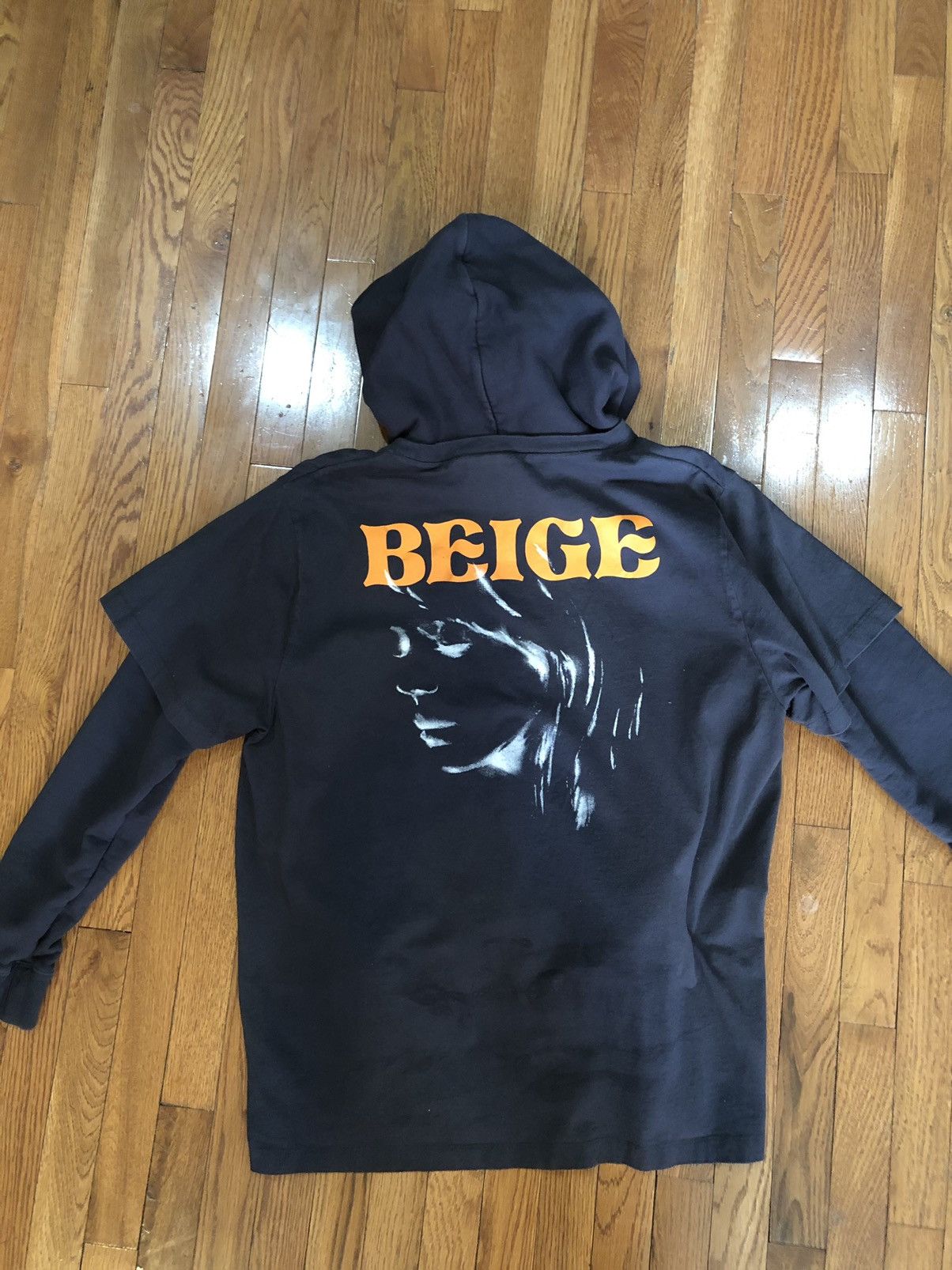 Off-White Beige hoodie/tee Size US M / EU 48-50 / 2 - 5 Thumbnail