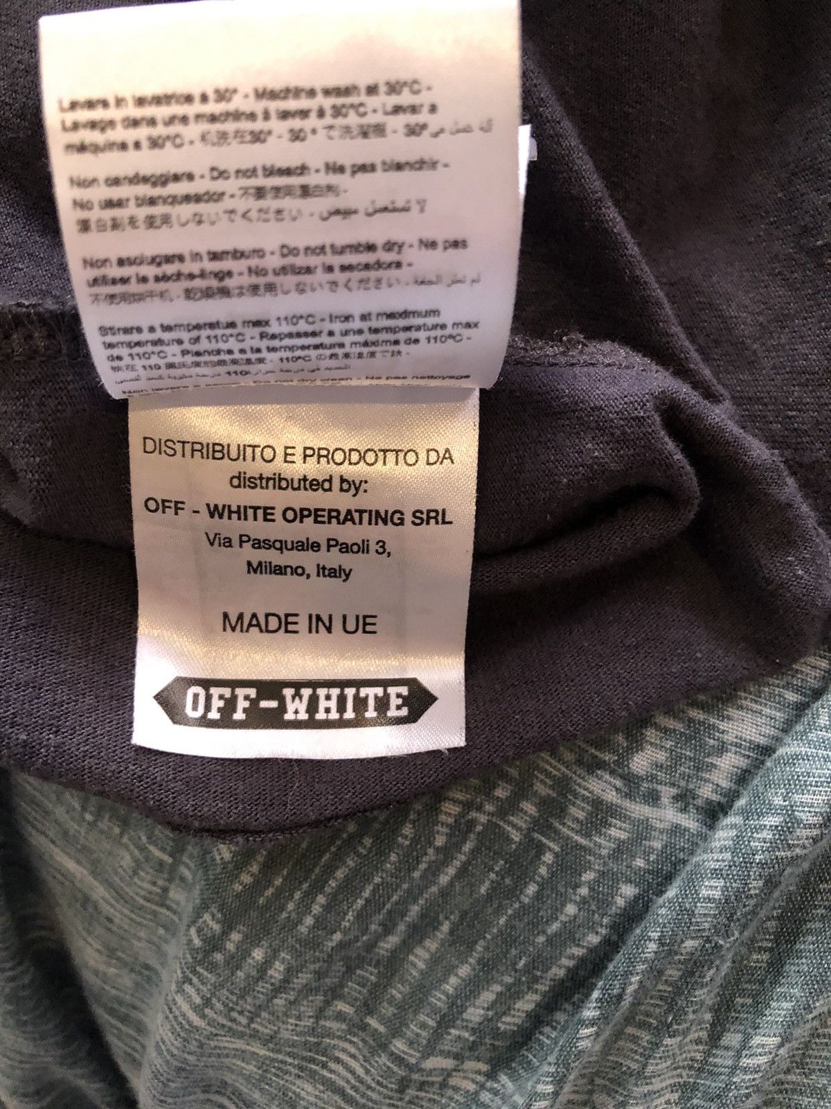 Off-White Beige hoodie/tee Size US M / EU 48-50 / 2 - 8 Thumbnail