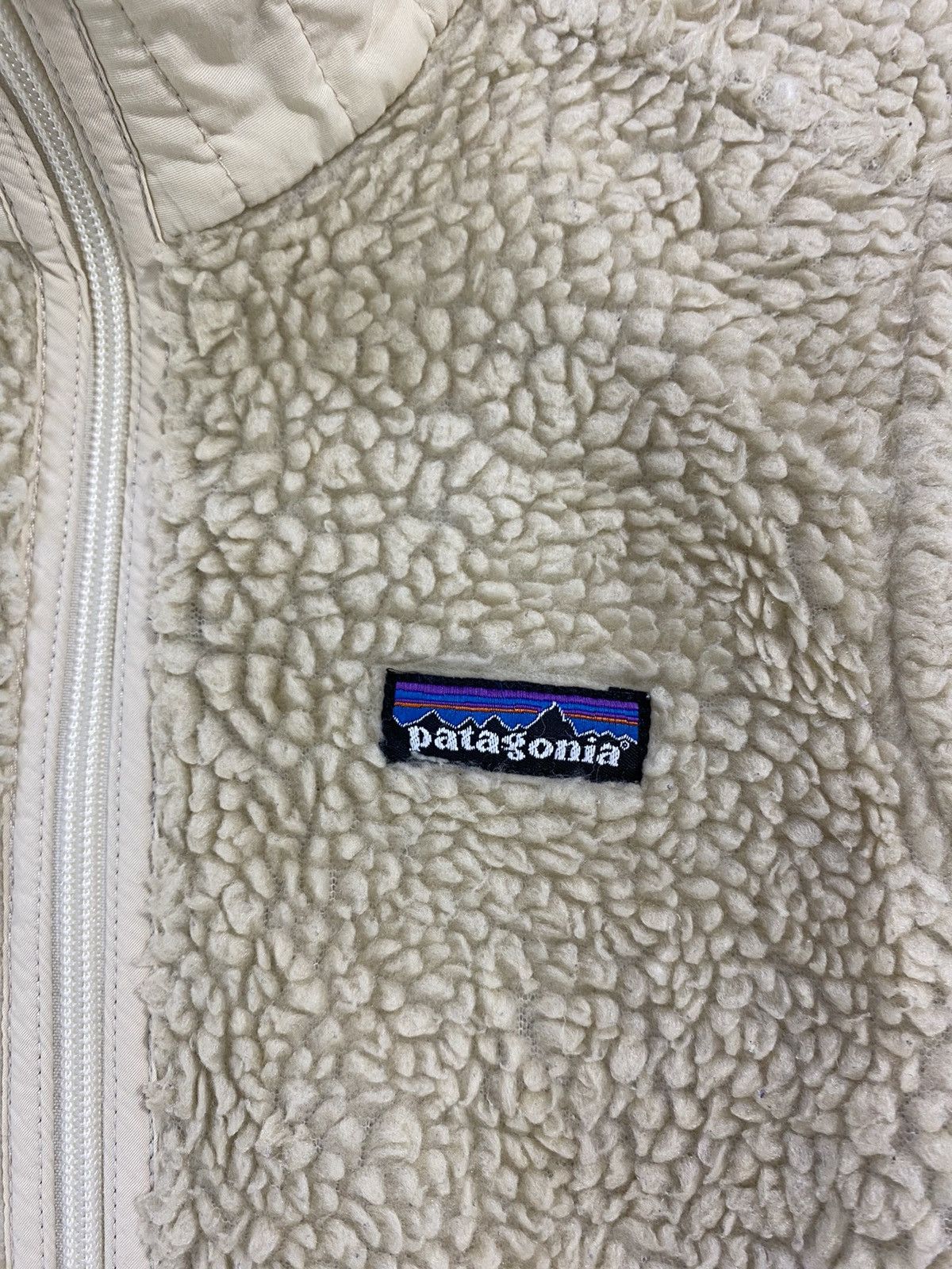 Patagonia Vintage 90’s Retro Sherpa Fleece Vest Double Pocket Design Size US S / EU 44-46 / 1 - 3 Thumbnail