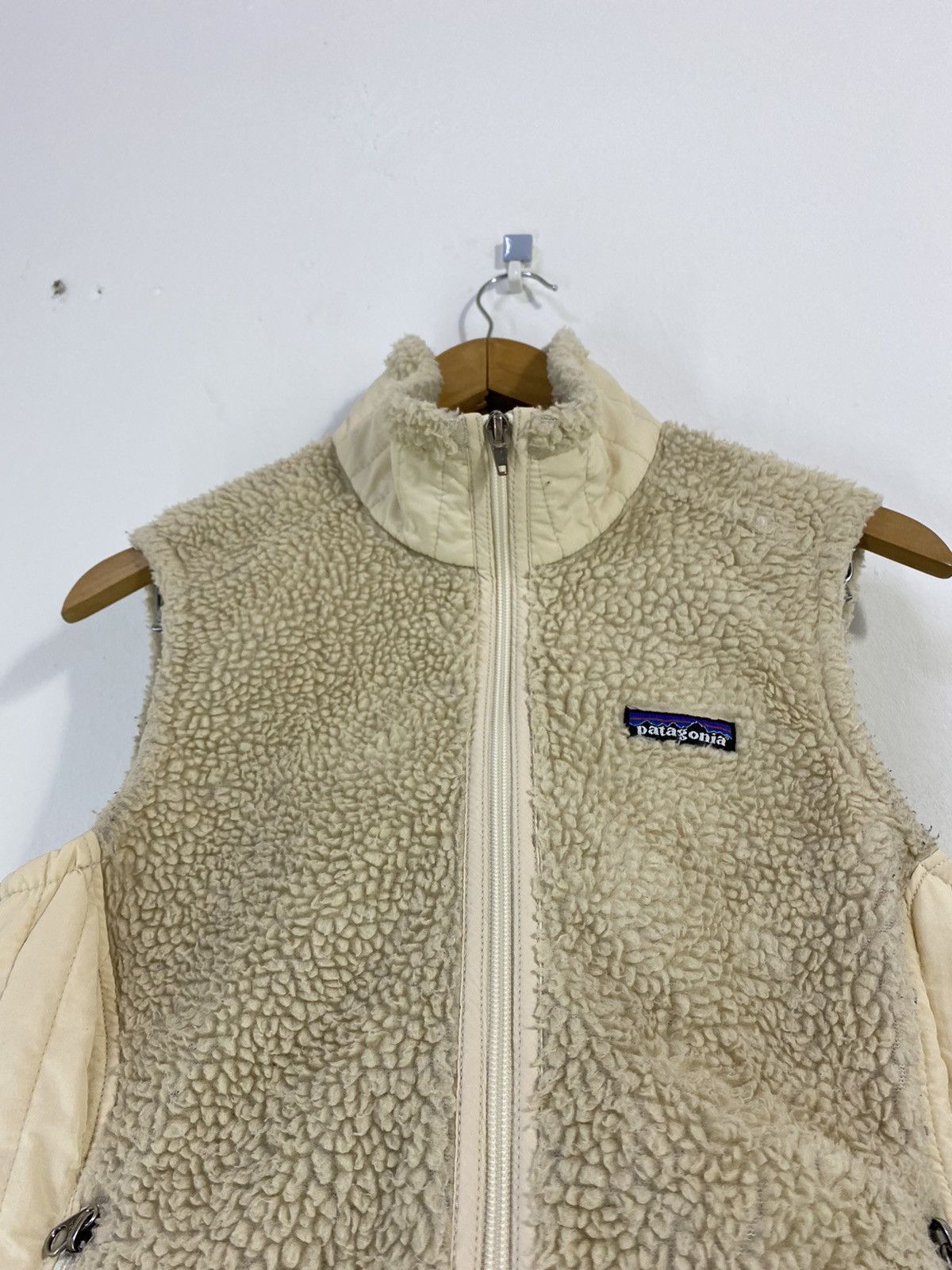 Patagonia Vintage 90’s Retro Sherpa Fleece Vest Double Pocket Design Size US S / EU 44-46 / 1 - 4 Thumbnail