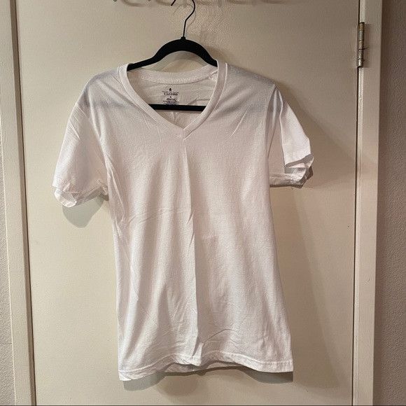 Stafford Tailored Culture Stafford White V Neck Tee Shirt | Grailed