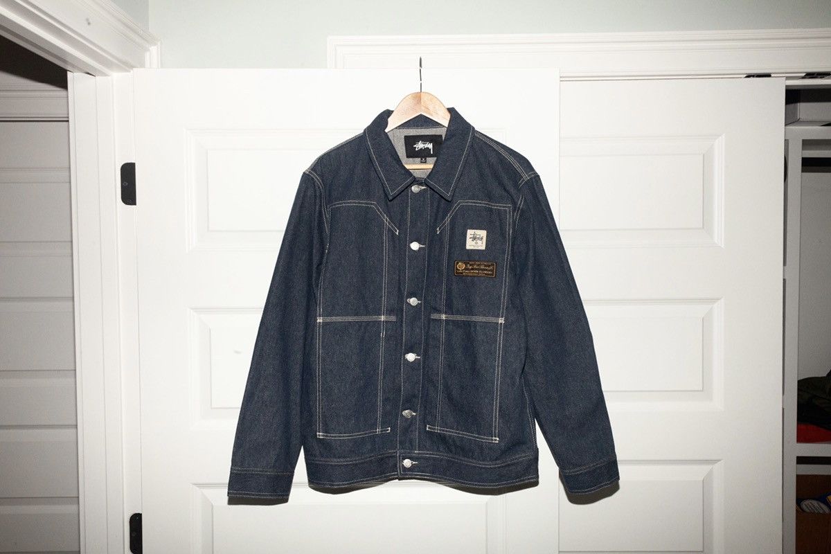 Stussy Stussy Loro Piana MMW Denim Work Jacket size M | Grailed