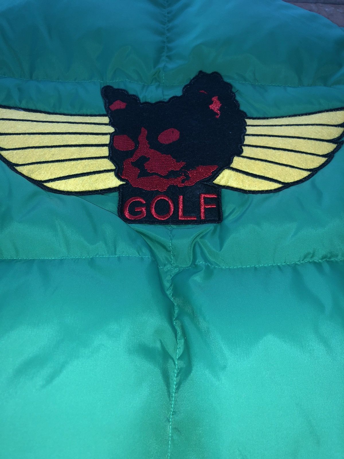 Golf Wang Golf Wang Kill Cat Puffer Jacket Green | Grailed