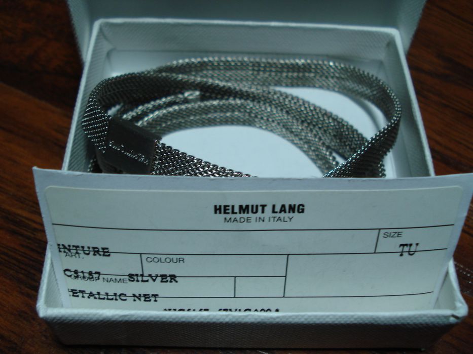 helmut lang chain belt