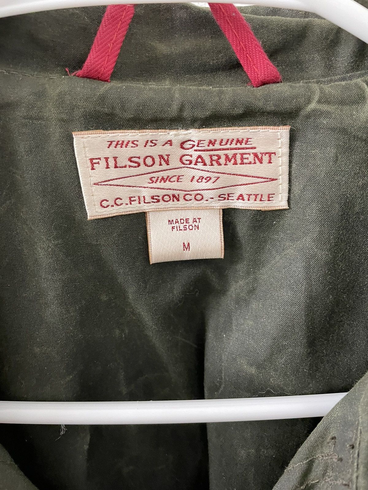 Filson Olive Filson Wax Cape Cruiser Jacket Size US M / EU 48-50 / 2 - 2 Thumbnail