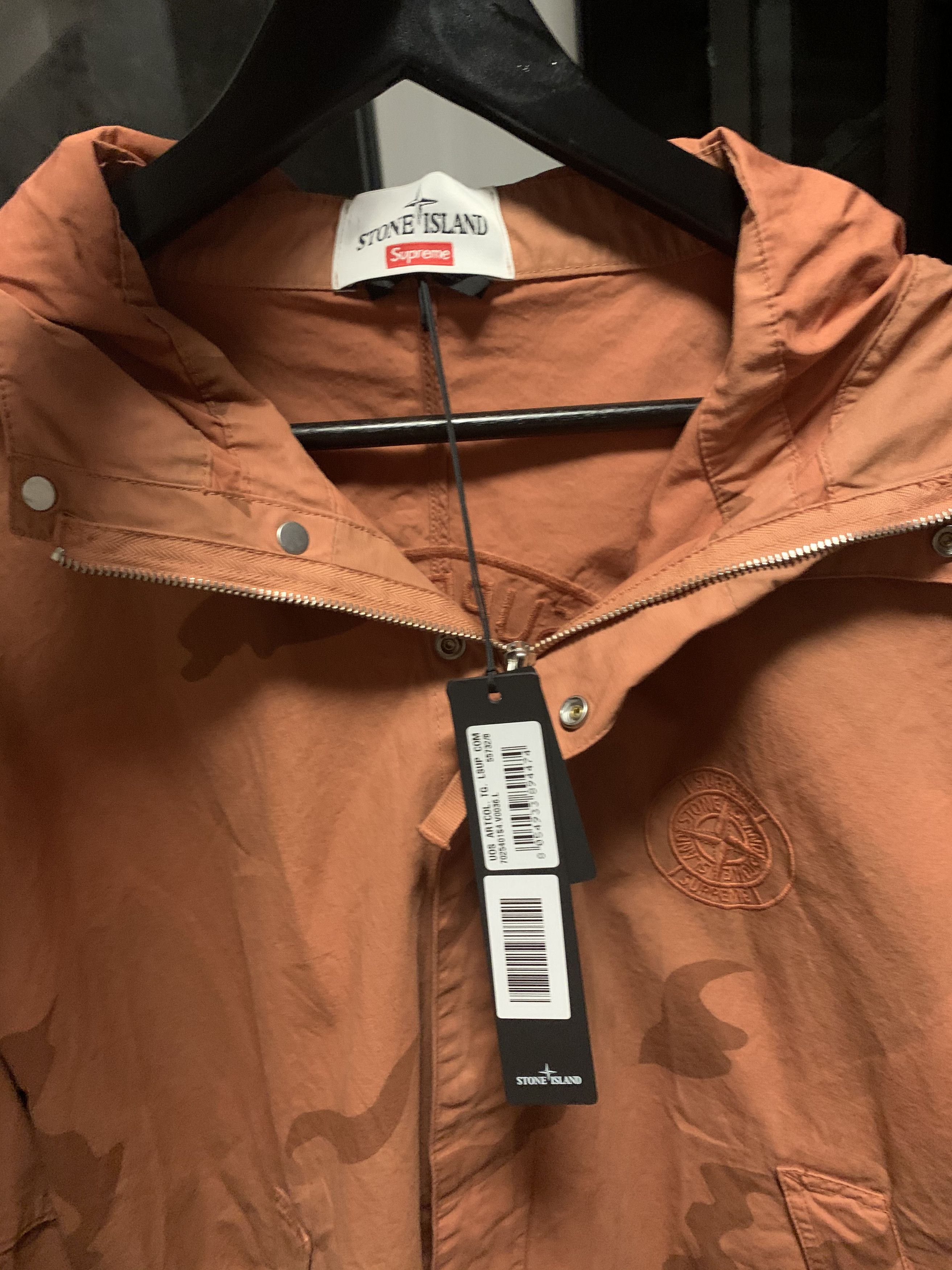 Stone Island × Supreme Riot Mask Camo Jacket | Grailed