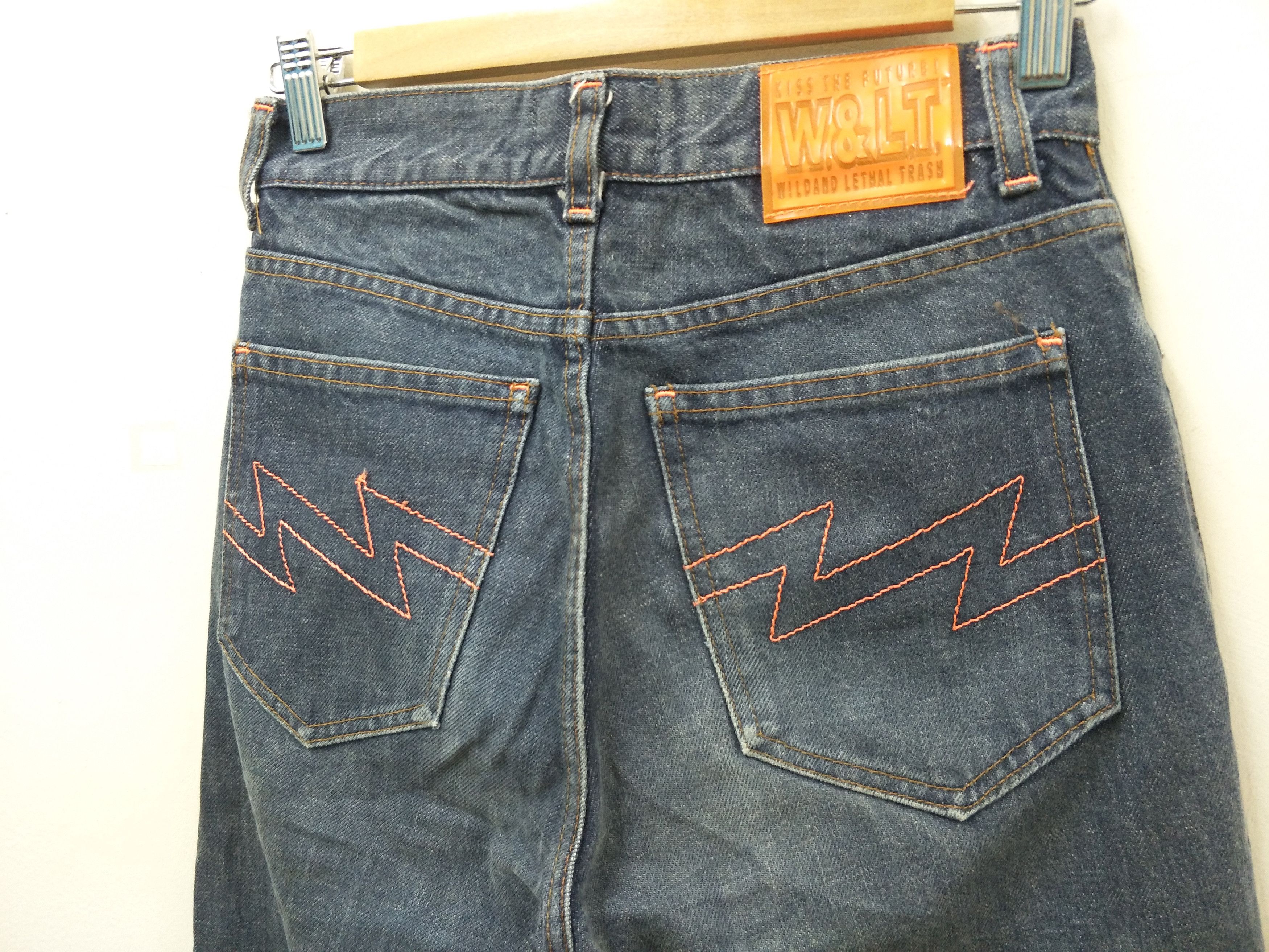 W&LT × Walter Van Beirendonck Slim Fit Denim Kiss The Future W&LT Belgian Antwerp Six Size US 26 / EU 42 - 5 Thumbnail