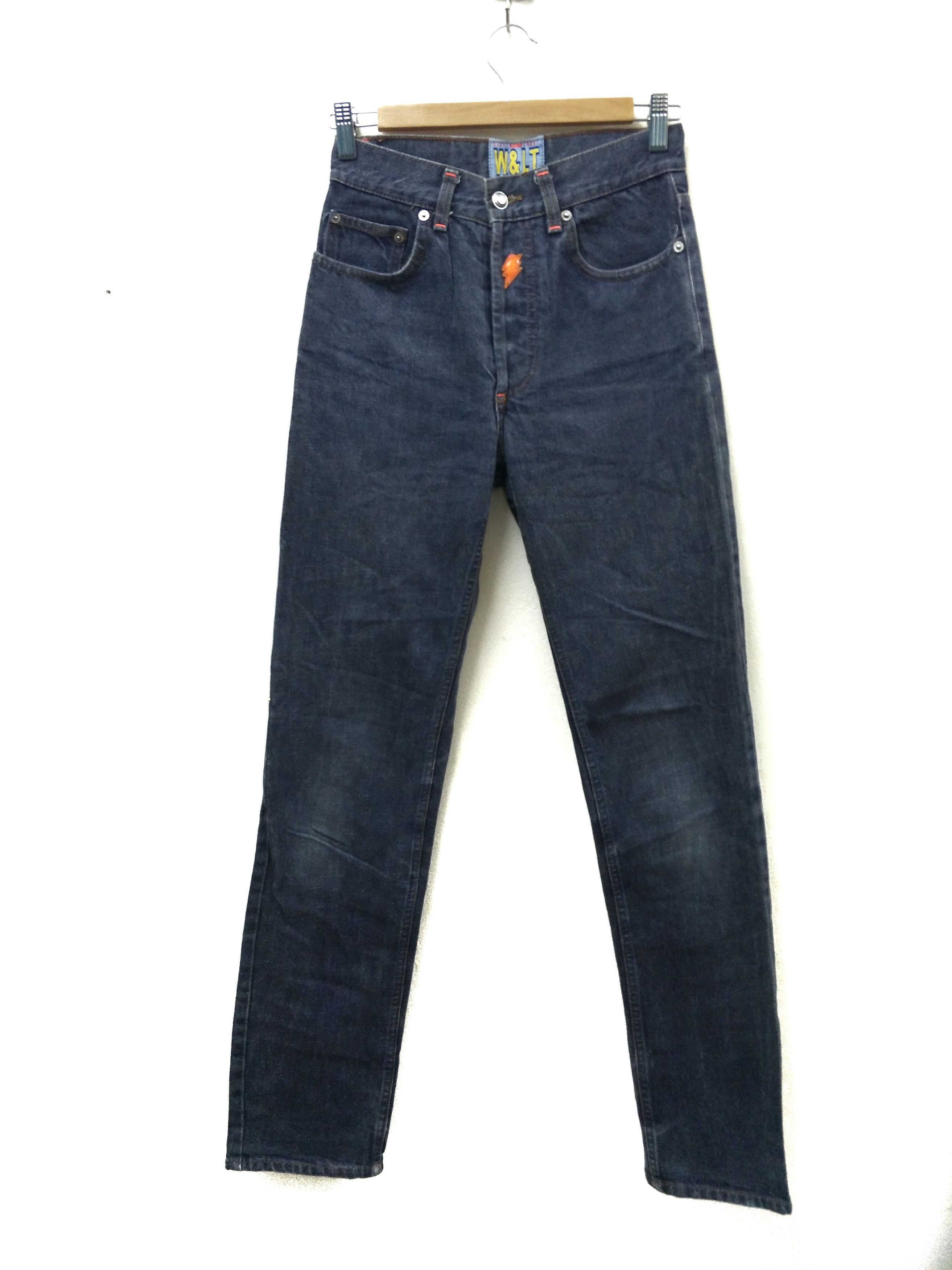 W&LT × Walter Van Beirendonck Slim Fit Denim Kiss The Future W&LT Belgian Antwerp Six Size US 26 / EU 42 - 2 Thumbnail