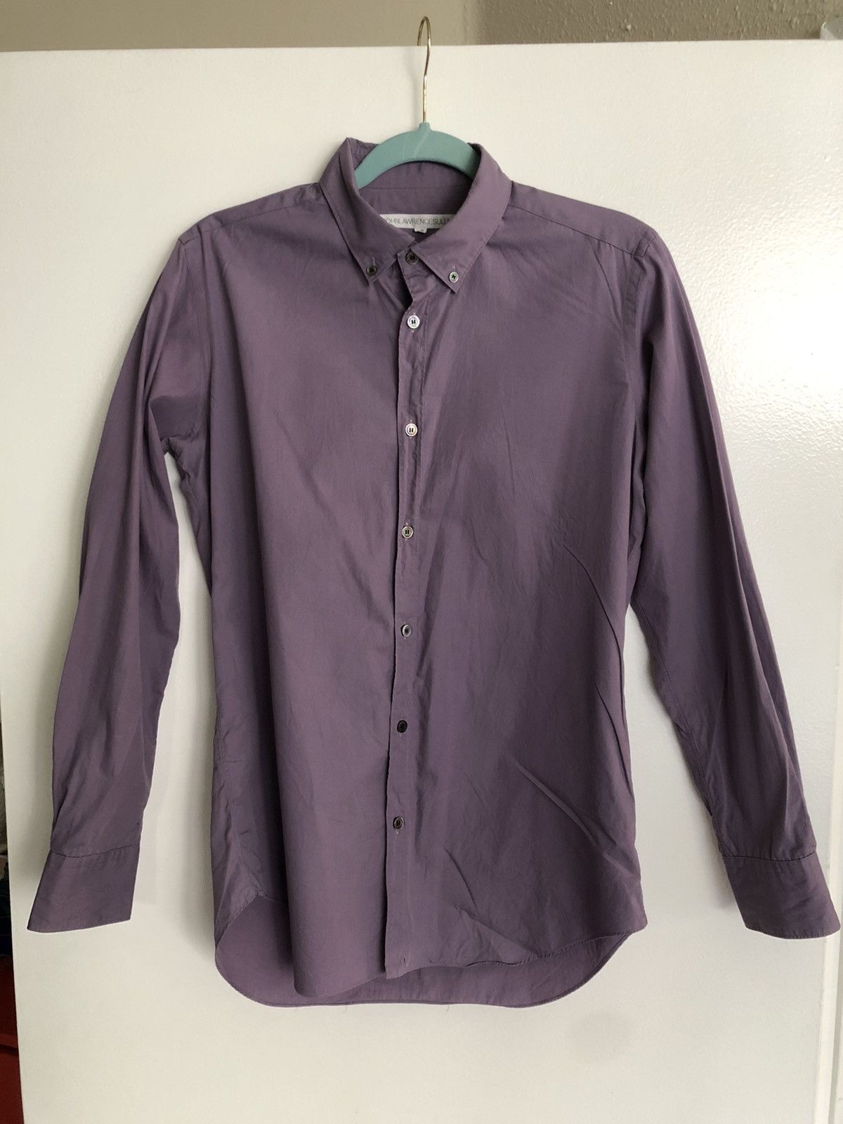 JOHN LAWRENCE SULLIVAN Light purple/ lilac button up shirt Size US S / EU 44-46 / 1 - 1 Thumbnail