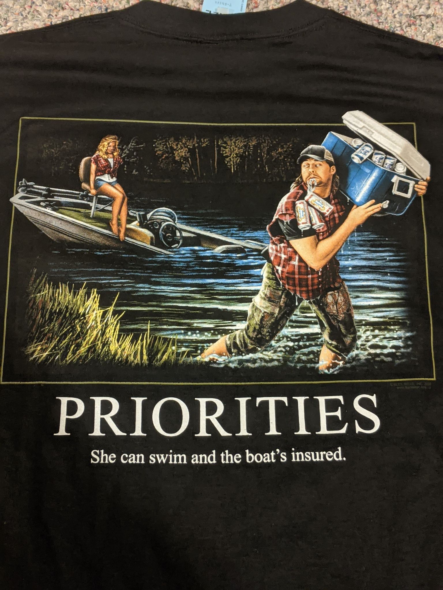 Delta Vintage Redneck T Shirt Size US L / EU 52-54 / 3 - 1 Thumbnail