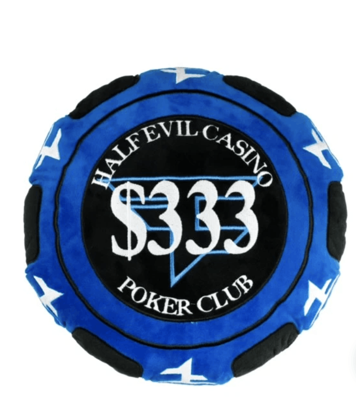 Half Evil x Faze Clan 333 Poker Chip Pillow Blue DS
