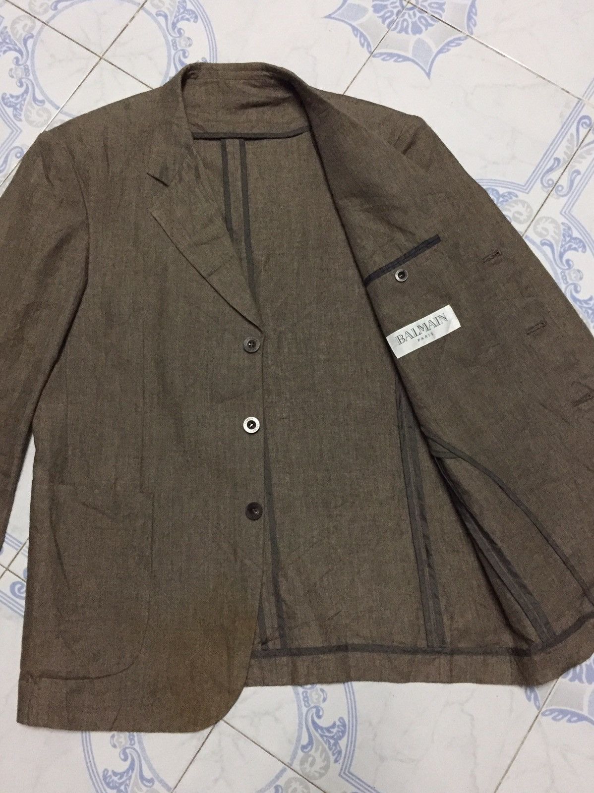 Balmain Vintage Balmain Paris Jacket Coat/Blazer Year 2002 Size US M / EU 48-50 / 2 - 15 Thumbnail