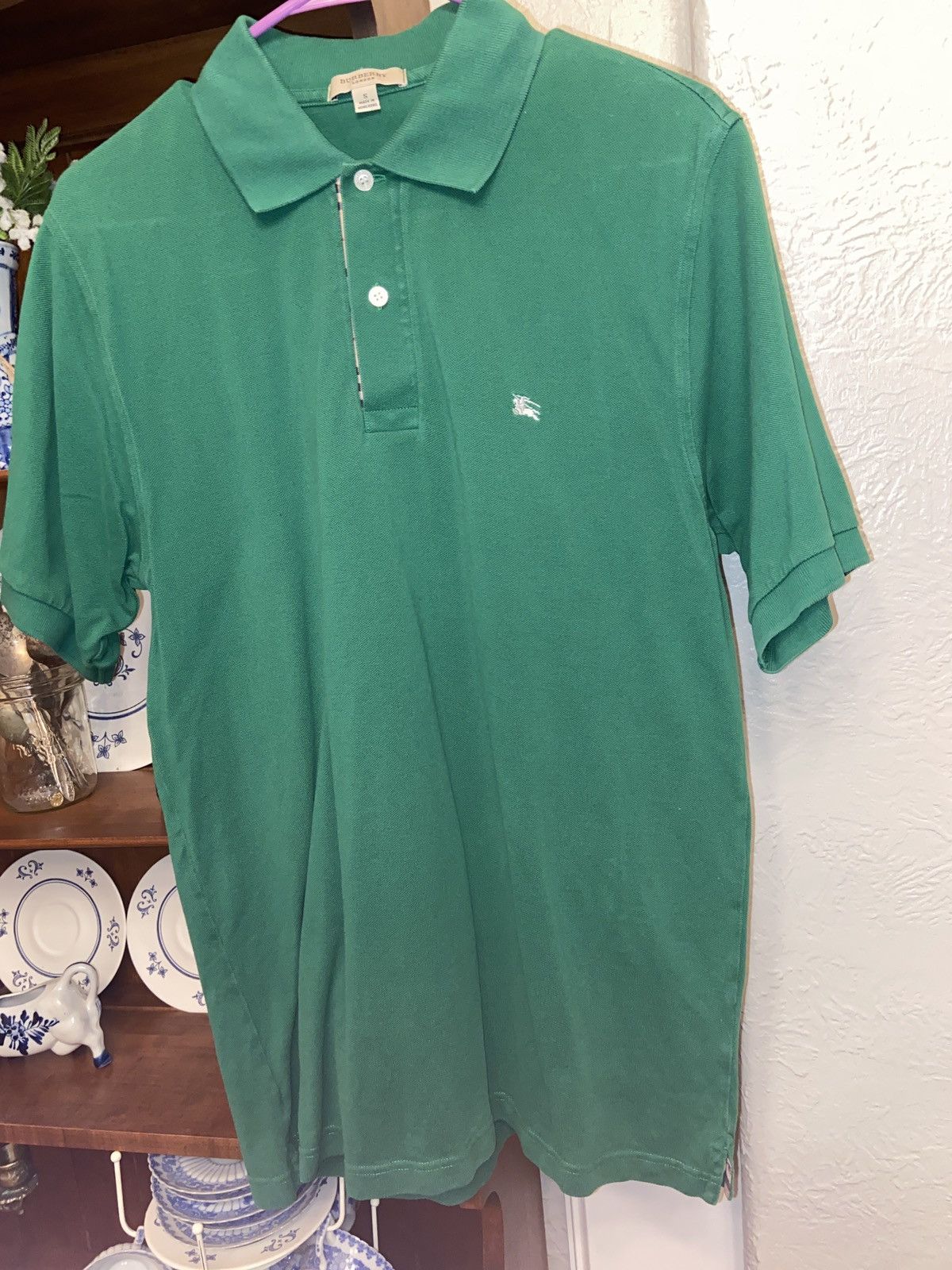 Burberry Green Burberry London Polo Shirt | Grailed