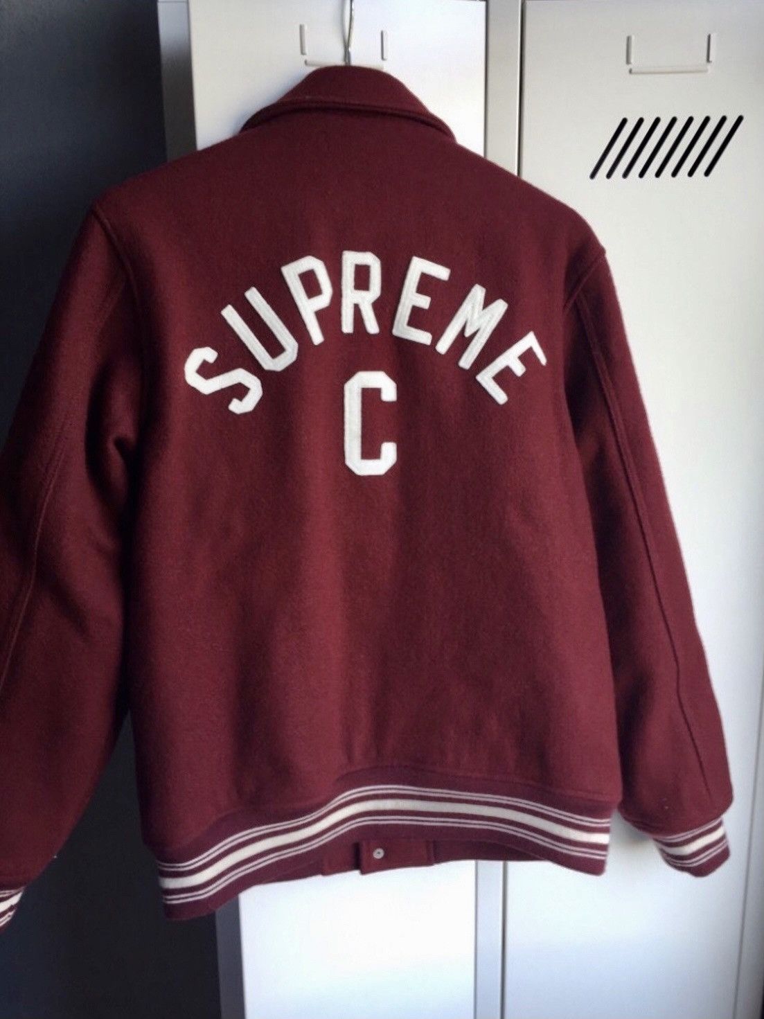 Supreme RARE Supreme FW13 Captain Varsity Jacket Size US M / EU 48-50 / 2 - 1 Thumbnail