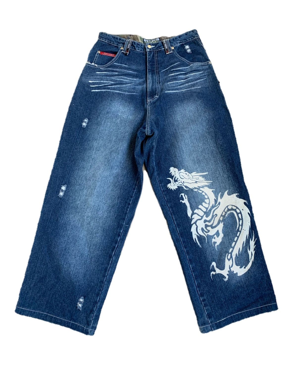 Dogtown × Vintage 90s dogtown dragon skater baggy jeans cargos 
