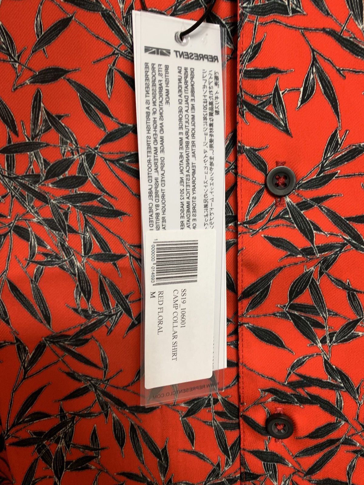 Represent Clo. camp collar shirt SS19 Size US M / EU 48-50 / 2 - 2 Thumbnail