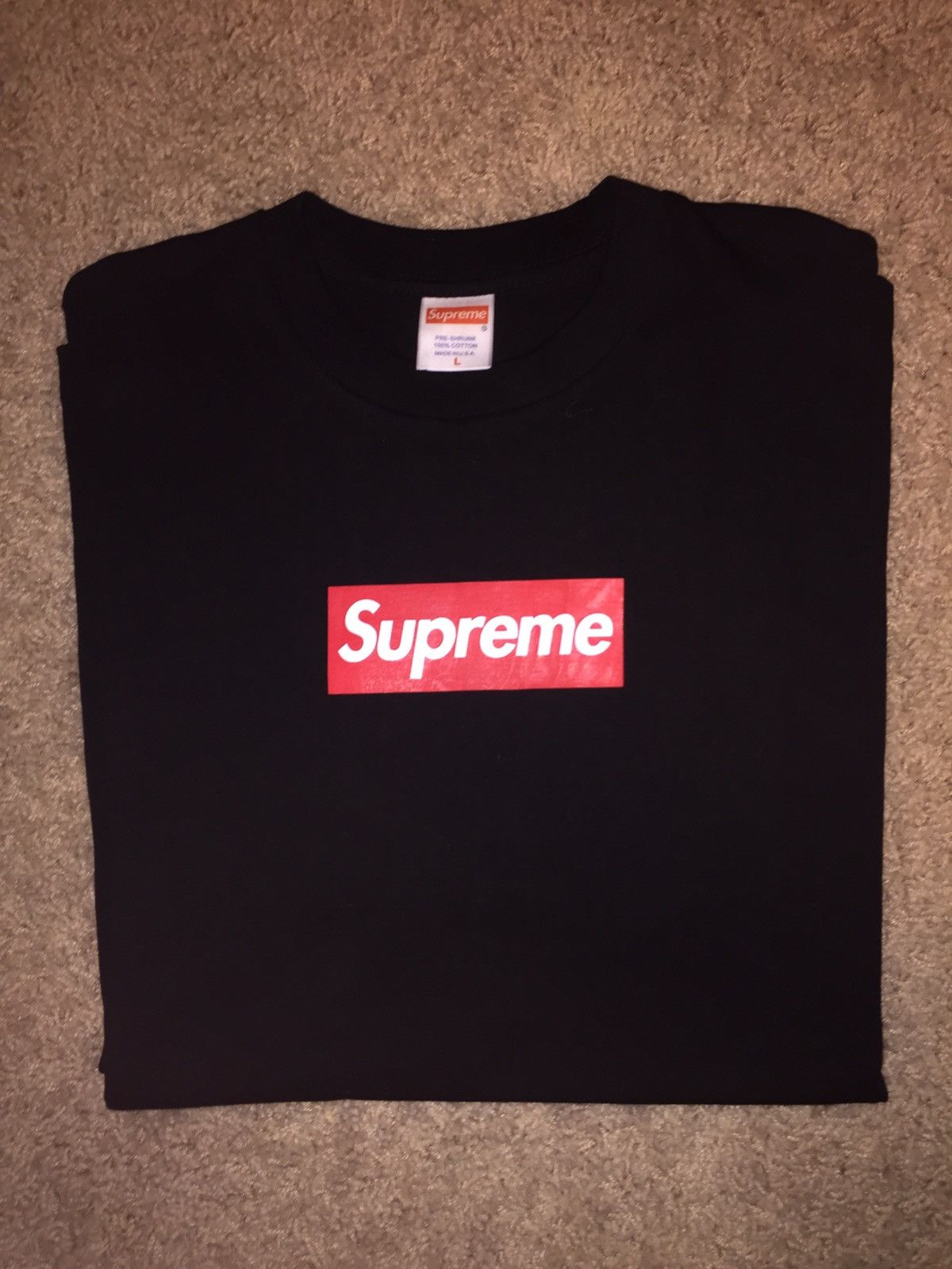 Supreme Supreme 20th Anniversary Box Logo Tee (Black) | Grailed