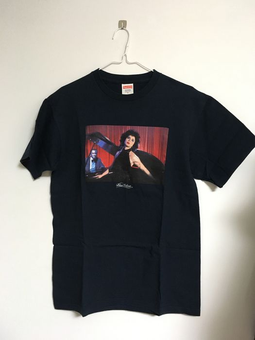 Supreme blue sale velvet tee