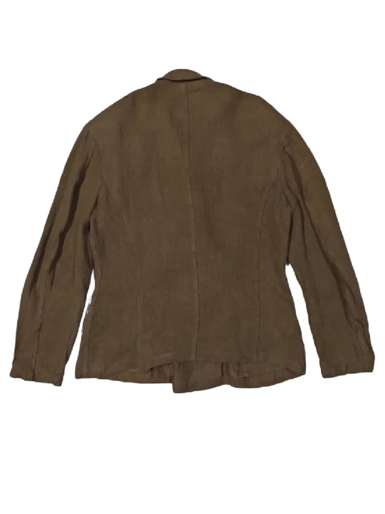 Vintage × Y's for Men × Yohji Yamamoto RARE VTG 80S Y'S LINEN CASUAL MENS TAILOR DOUBLE BREAST COAT Size US M / EU 48-50 / 2 - 6 Thumbnail