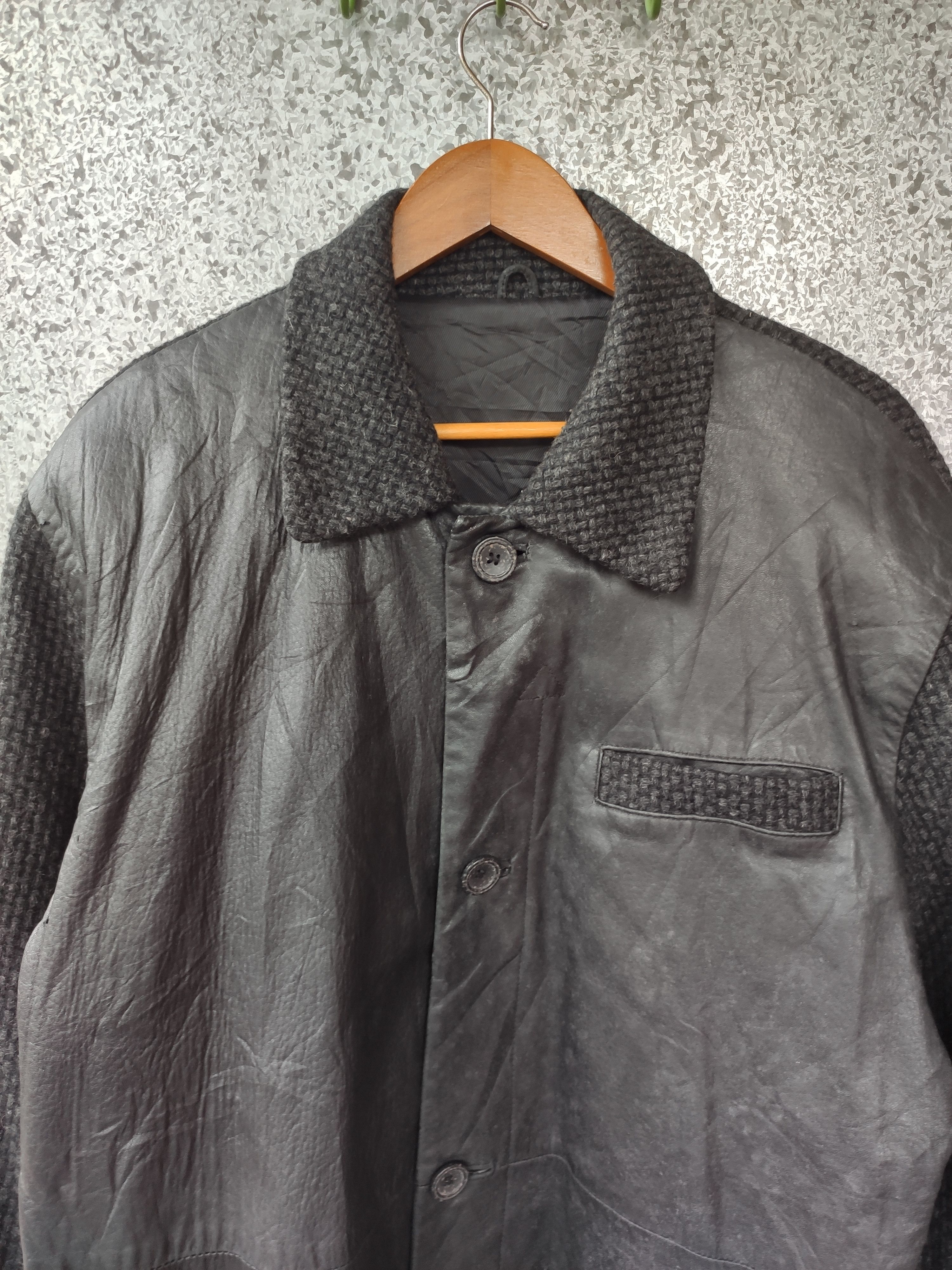 Leather Accept Offer!!! Leather Jacket wool coat Size US L / EU 52-54 / 3 - 2 Thumbnail