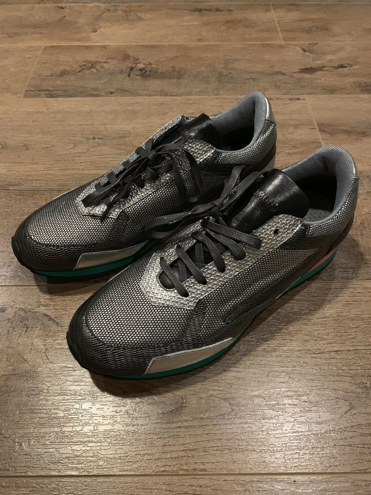 Raf Simons metallic runner sneakers trainers shoes