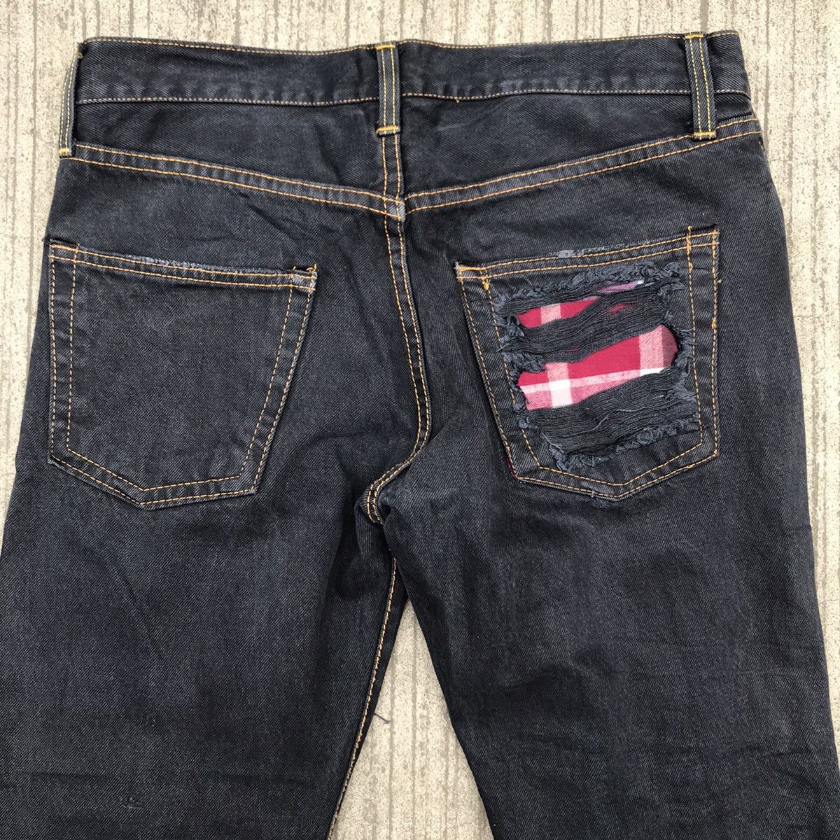 Japanese Brand Japanese Brand Sorn History Distressed Denim Cobain Style Size US 32 / EU 48 - 10 Thumbnail
