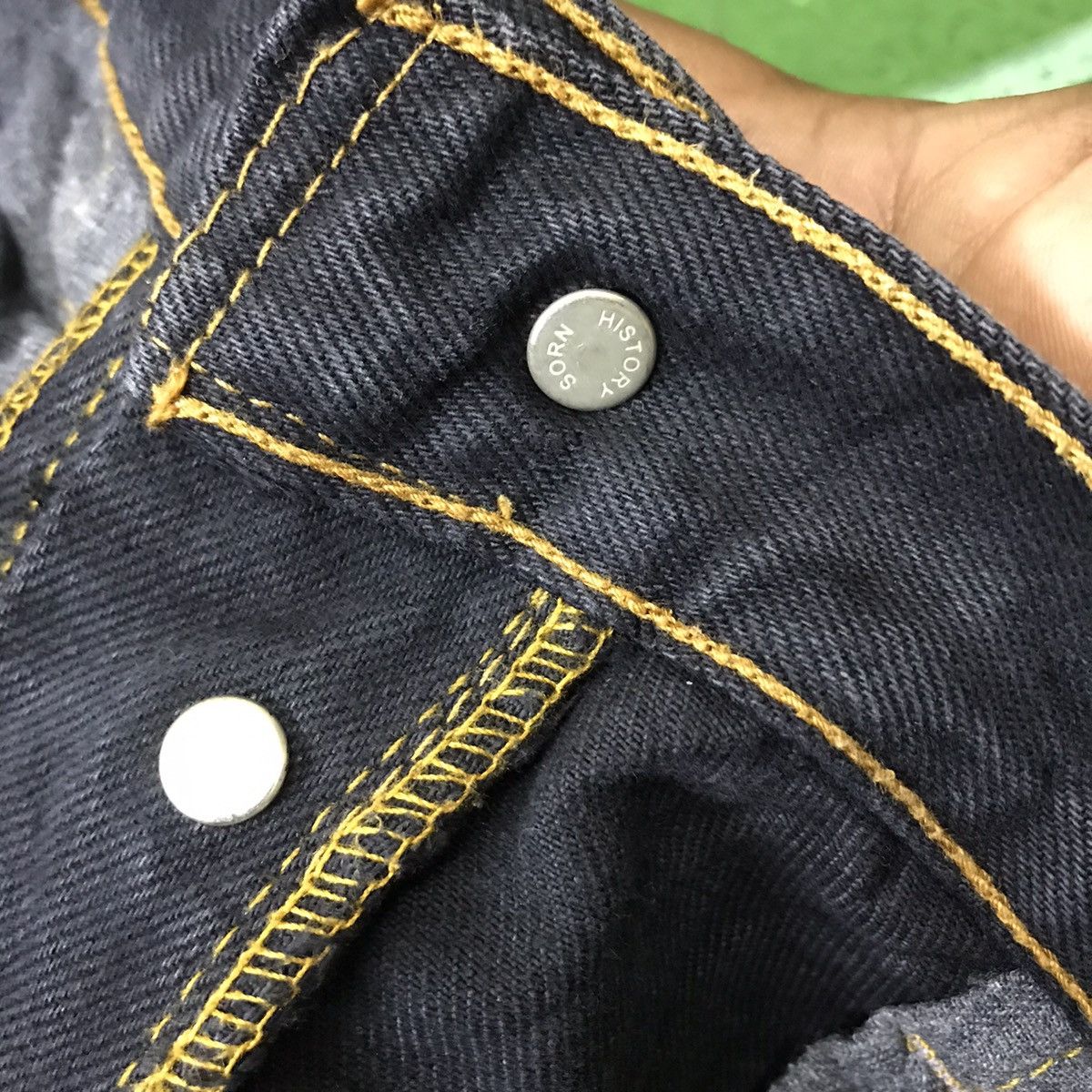 Japanese Brand Japanese Brand Sorn History Distressed Denim Cobain Style Size US 32 / EU 48 - 17 Thumbnail