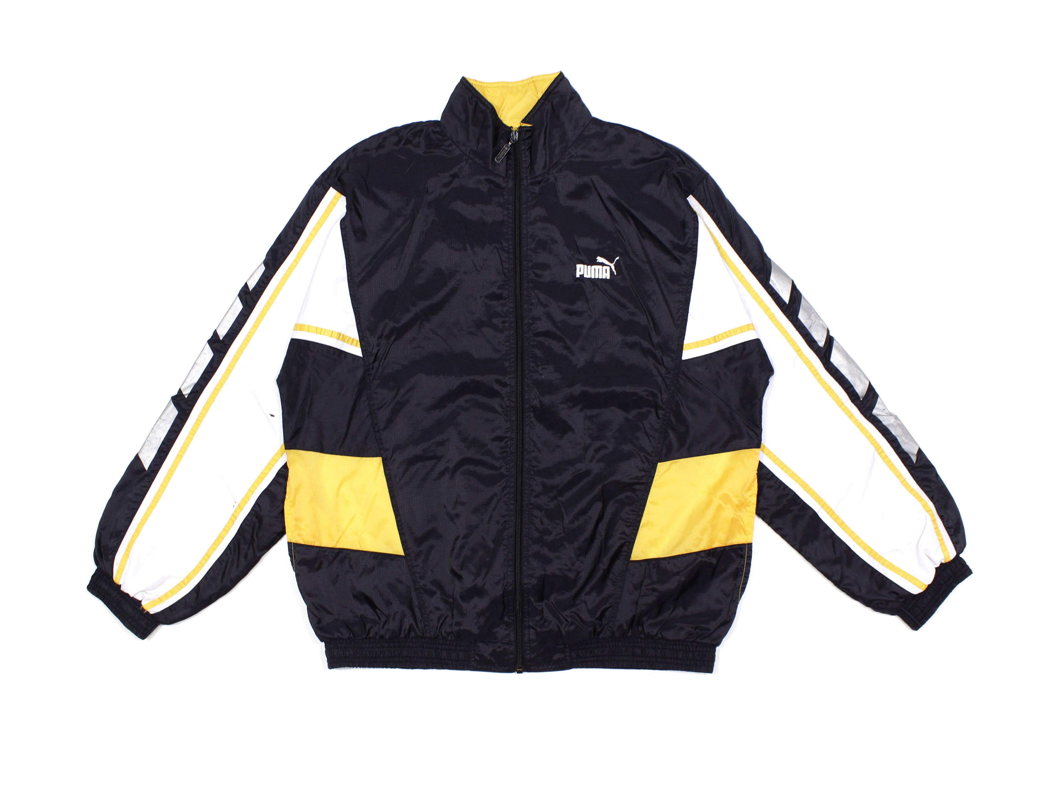 Puma 90S Logo Nylon Jacket Vintage Size US L / EU 52-54 / 3 - 1 Thumbnail