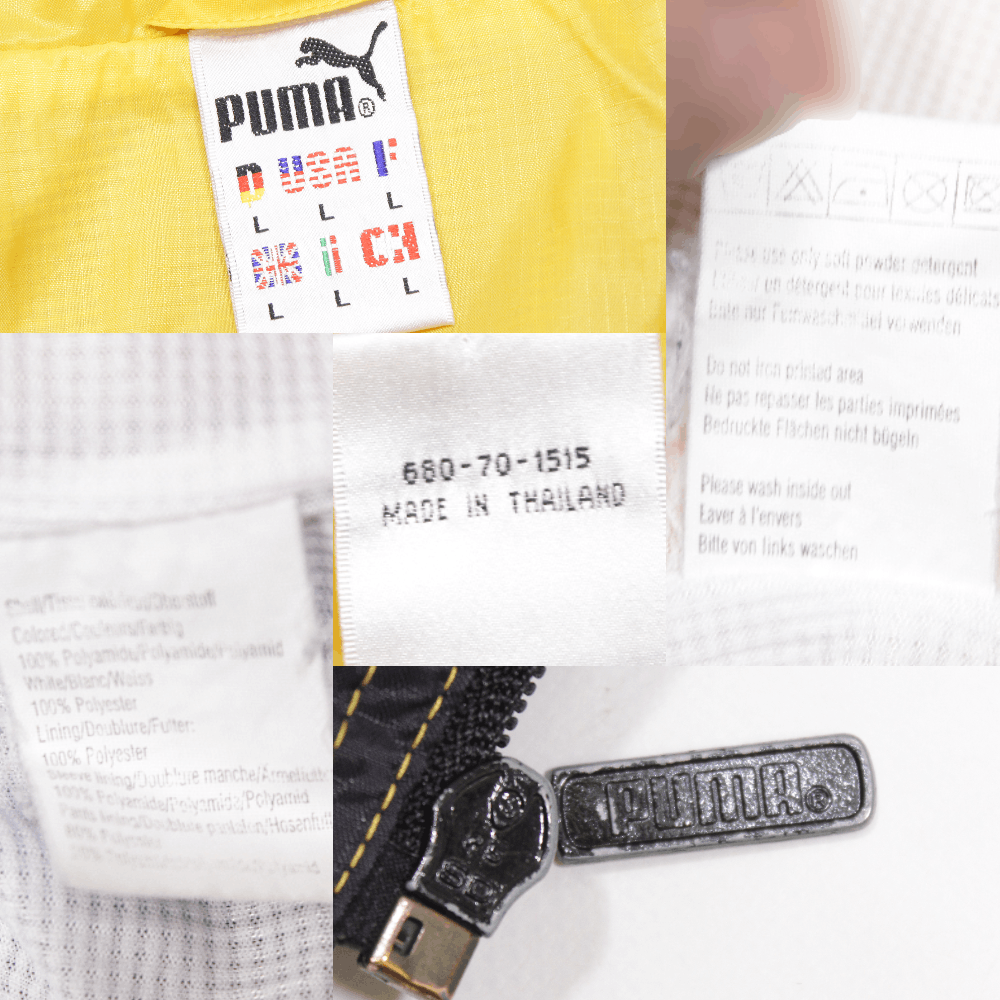 Puma 90S Logo Nylon Jacket Vintage Size US L / EU 52-54 / 3 - 10 Thumbnail