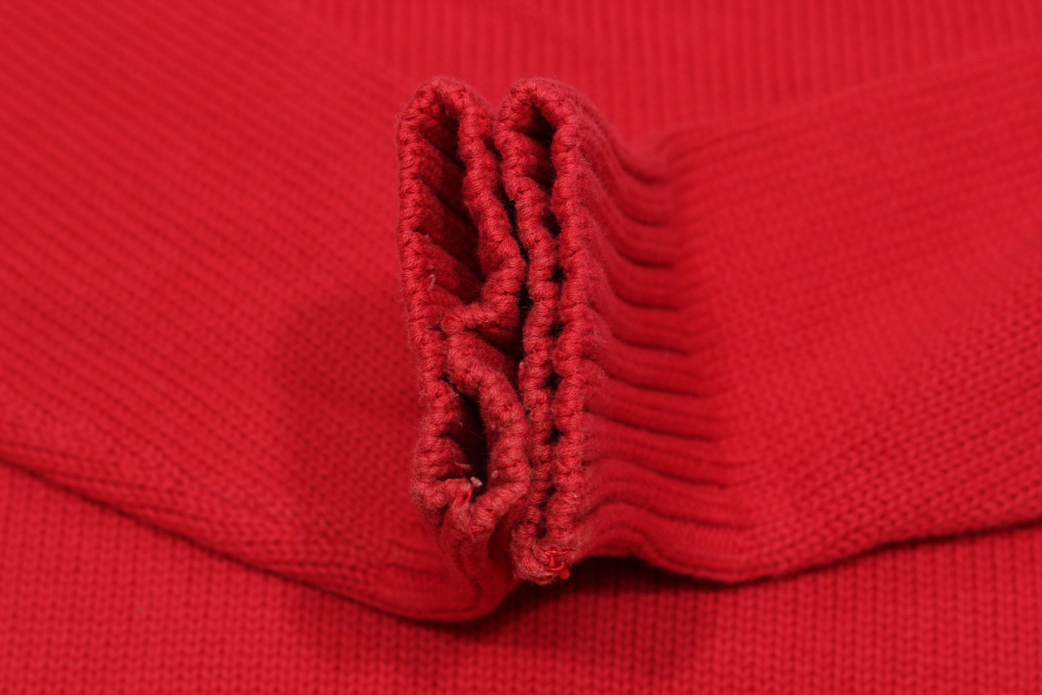 Polo Ralph Lauren 90S Logo Knit Crewneck Vintage Sweater Size US L / EU 52-54 / 3 - 8 Thumbnail
