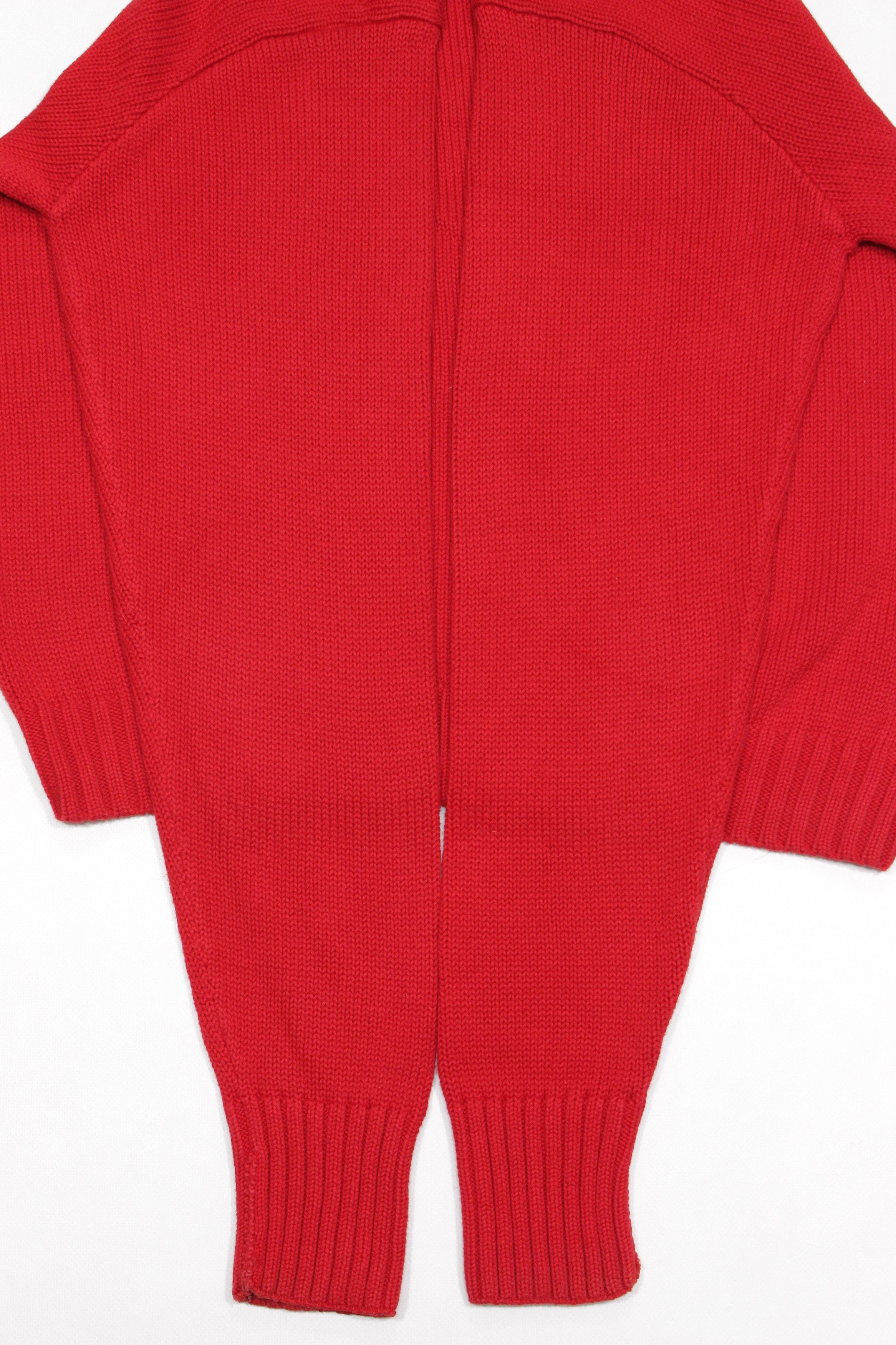 Polo Ralph Lauren 90S Logo Knit Crewneck Vintage Sweater Size US L / EU 52-54 / 3 - 5 Thumbnail