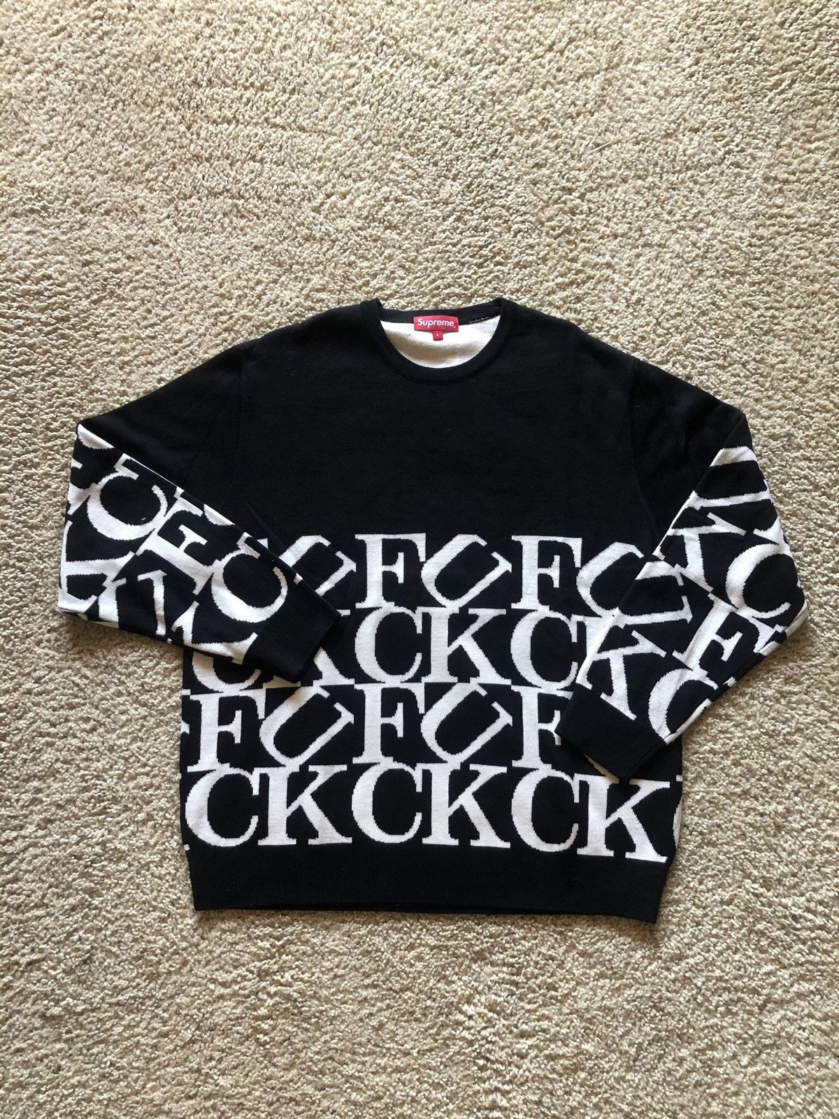 Supreme Supreme Fuck Sweater Size US L / EU 52-54 / 3 - 1 Thumbnail