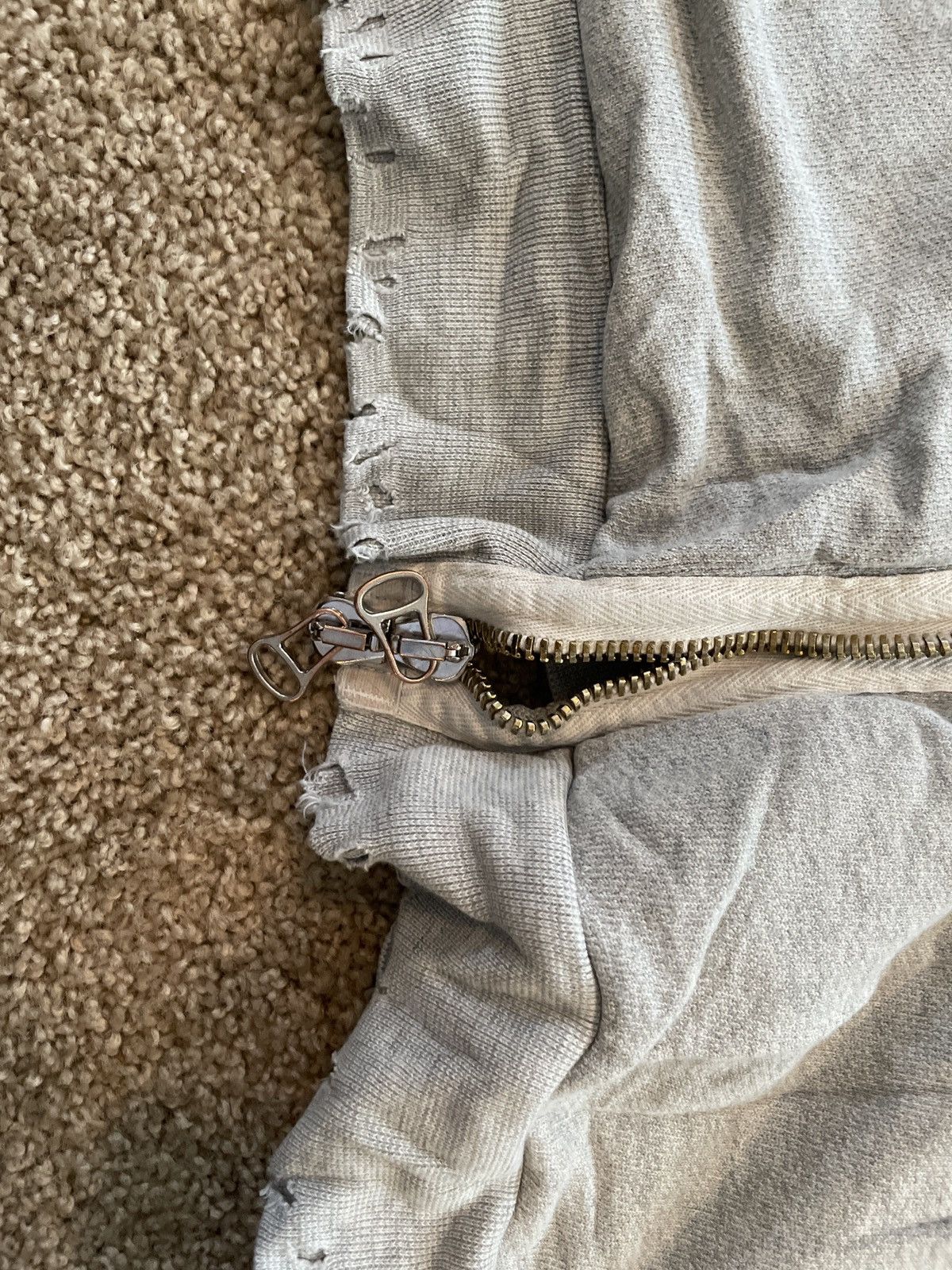Nsf NSF Distressed Zip Up Hoodie Grailed