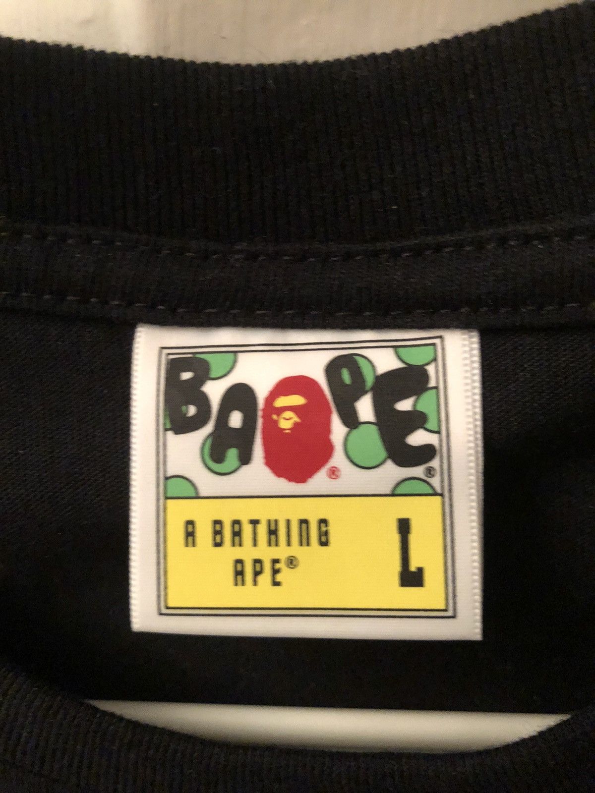 Bape Glitter Big Ape Head Tee Size US L / EU 52-54 / 3 - 2 Thumbnail