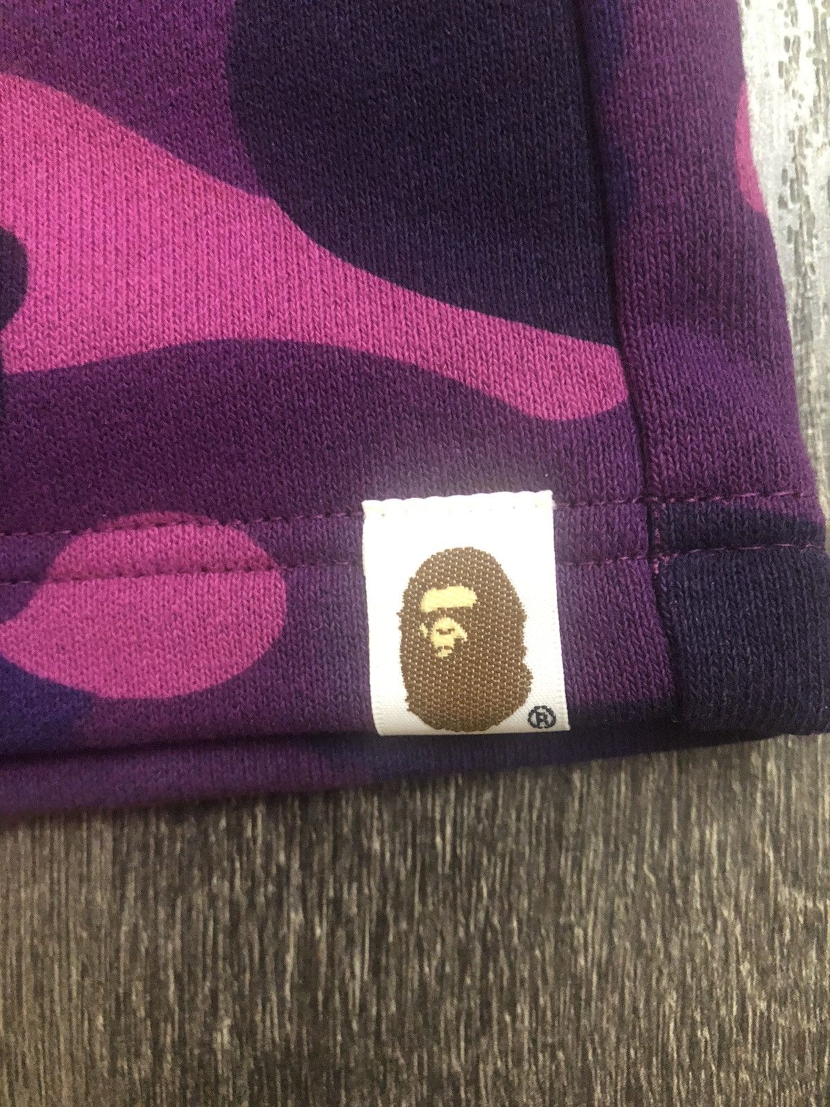 Bape Purple Camo Shark Bape Shorts Size US 32 / EU 48 - 2 Thumbnail