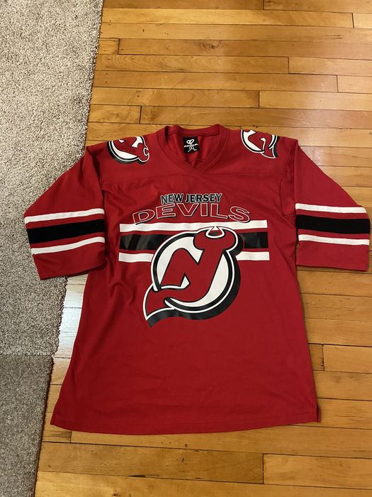 I remade the New Jersey Devils Hellboy shirt that Peep wore on the